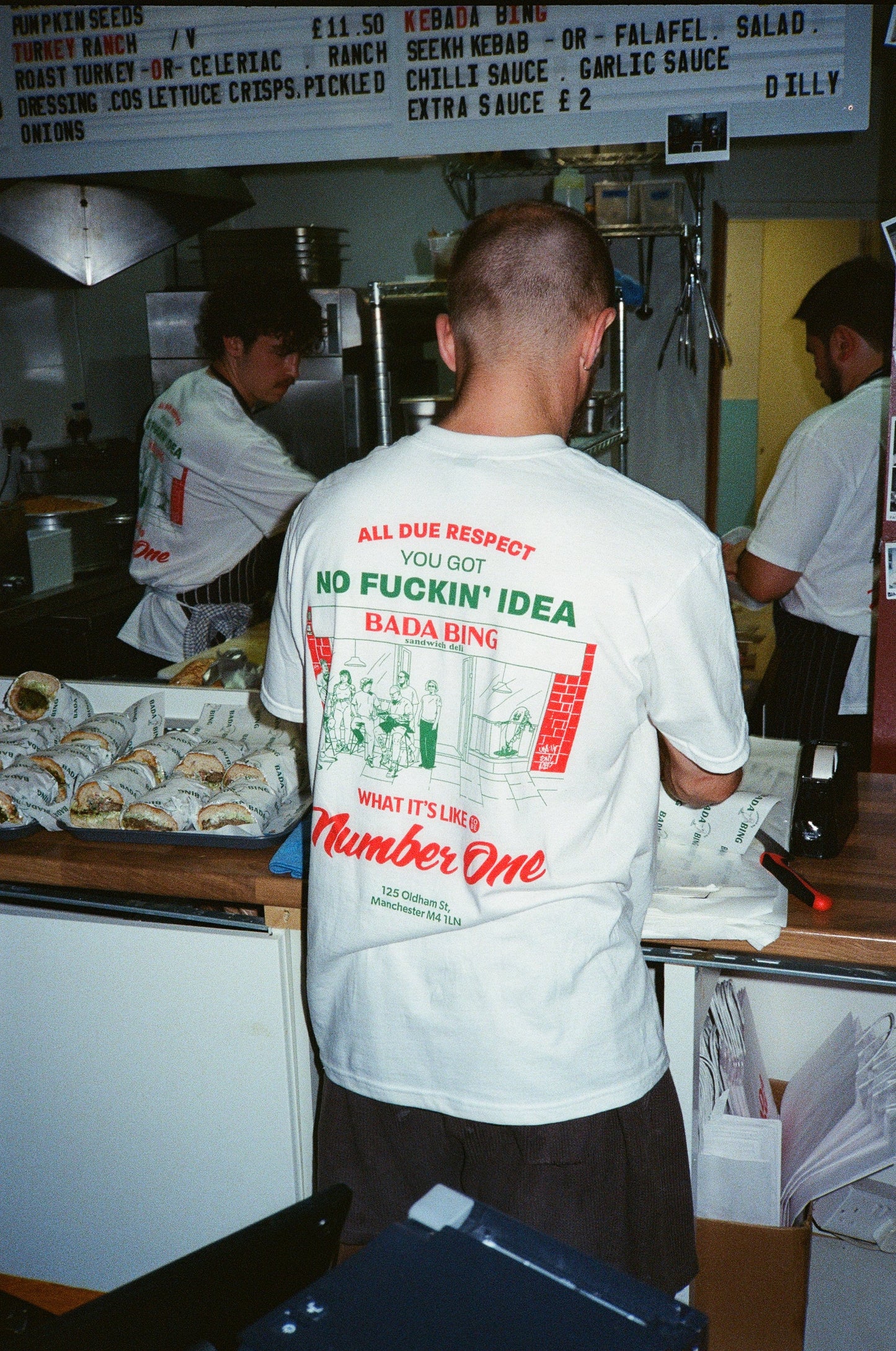 Bada Bing x UN:IK 'All Due Respect' Tee - White