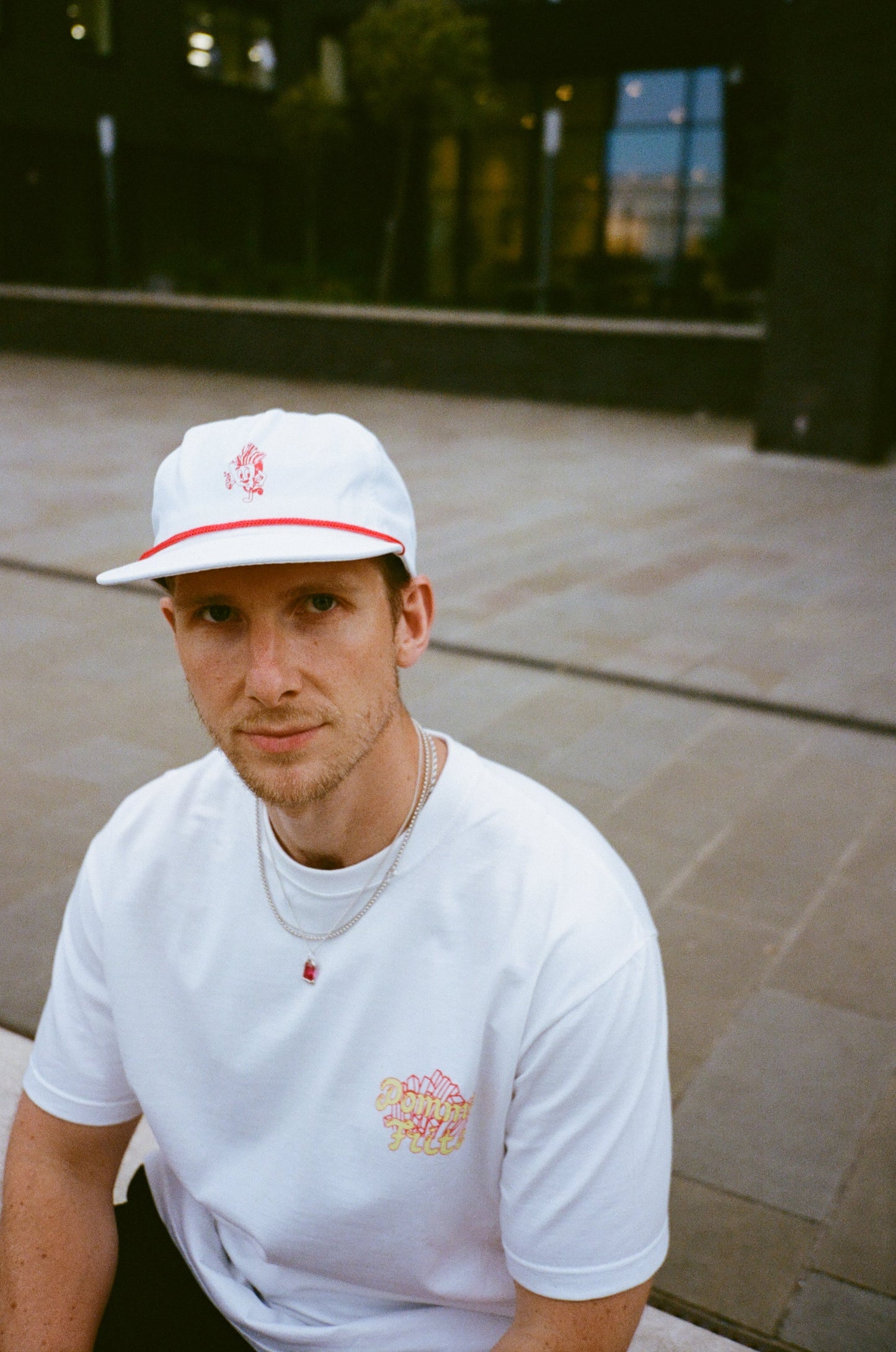 Pomme Frite 'Time Fries' Tee - White