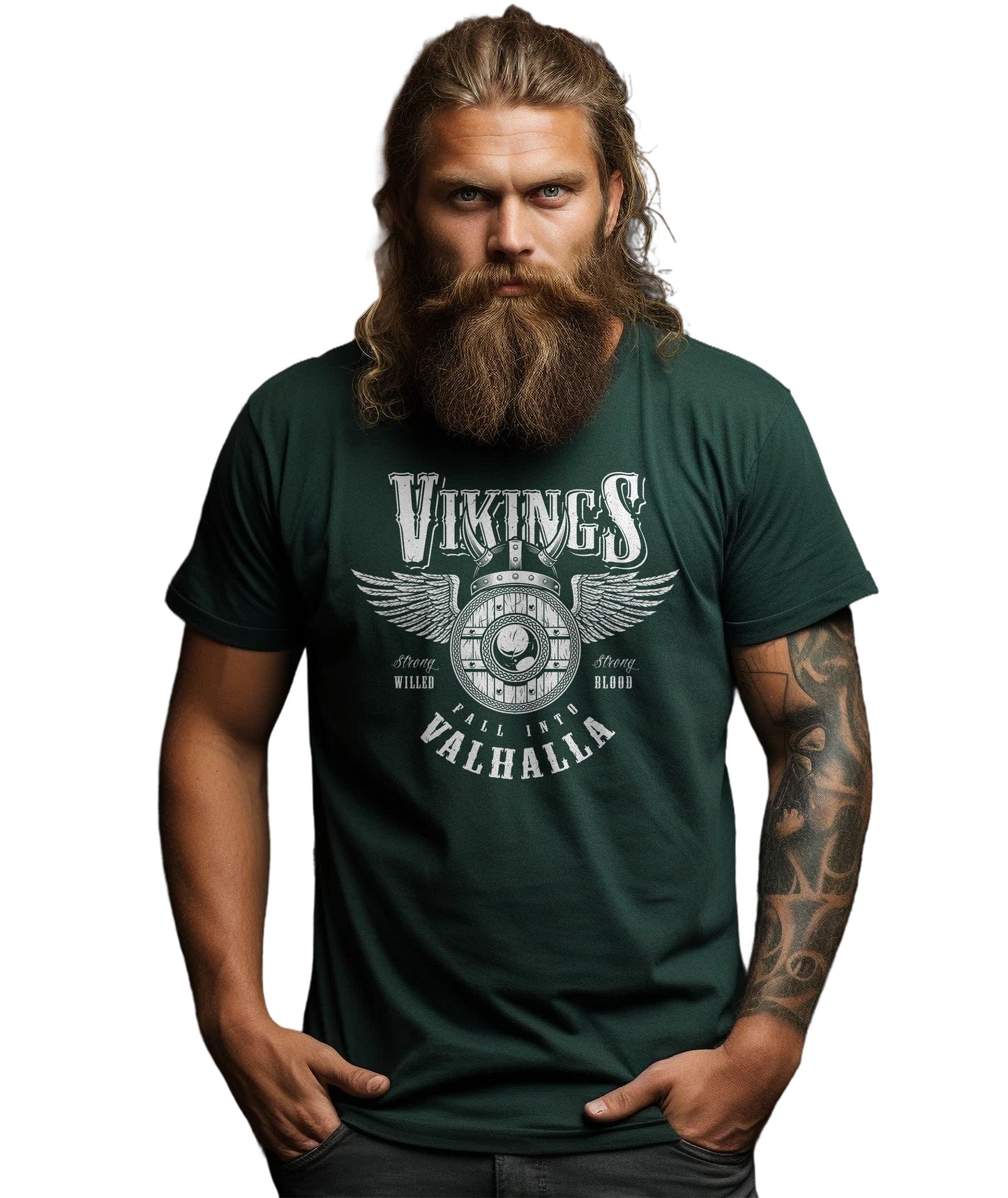 Vikings Valhala Winged T-Shirt