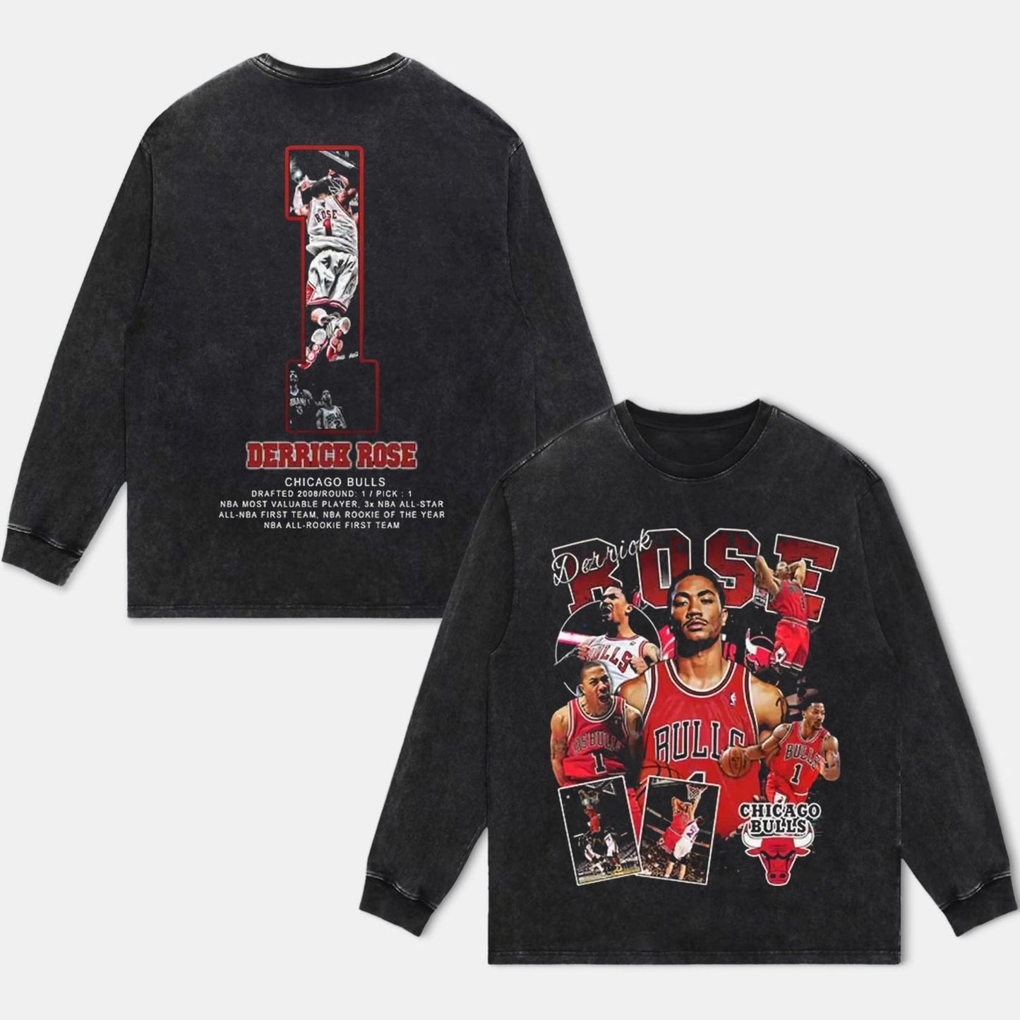 DERRICK ROSE TEE Style004