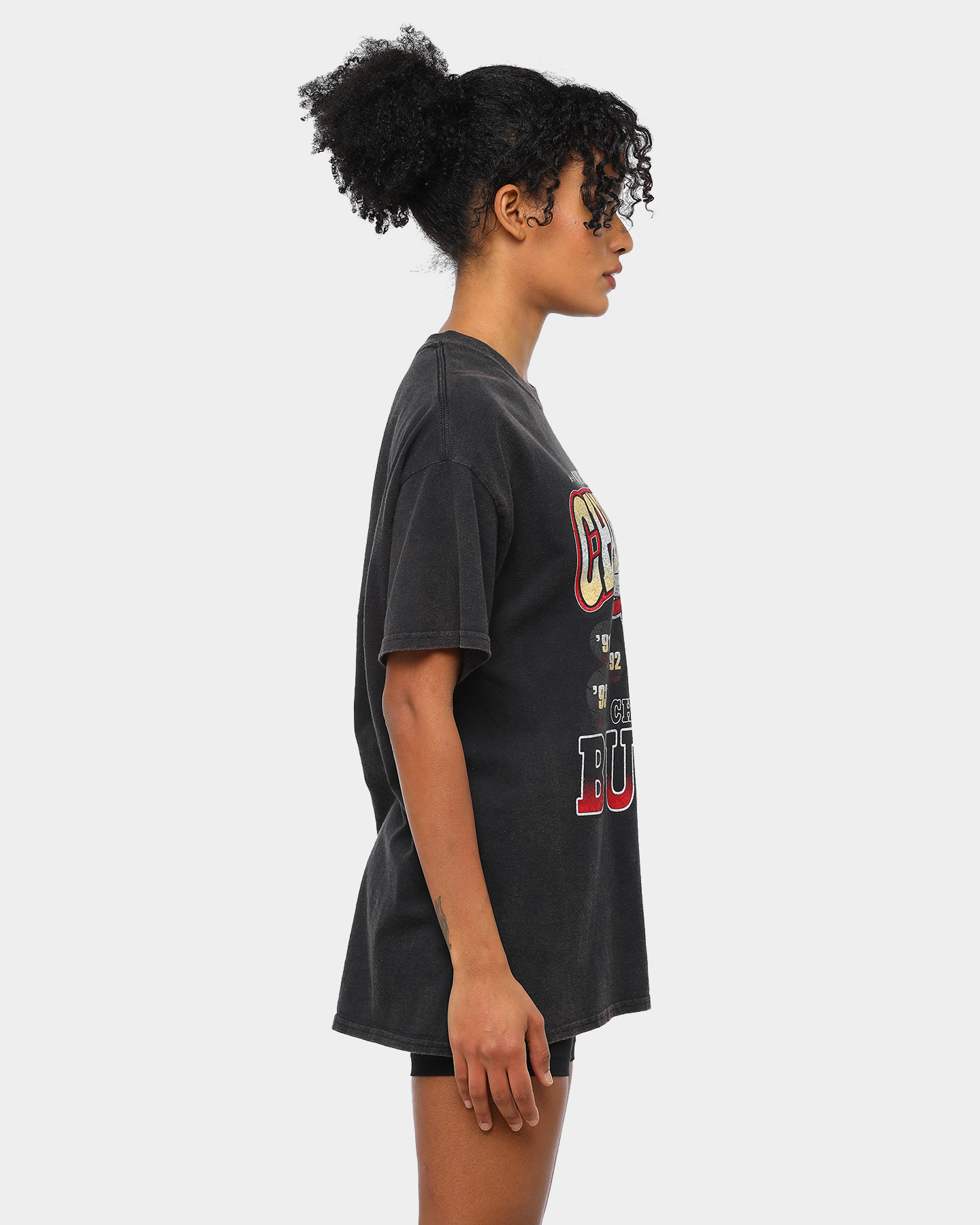 Mitchell & Ness Chicago Bulls Vintage Champ Tee Black Style001