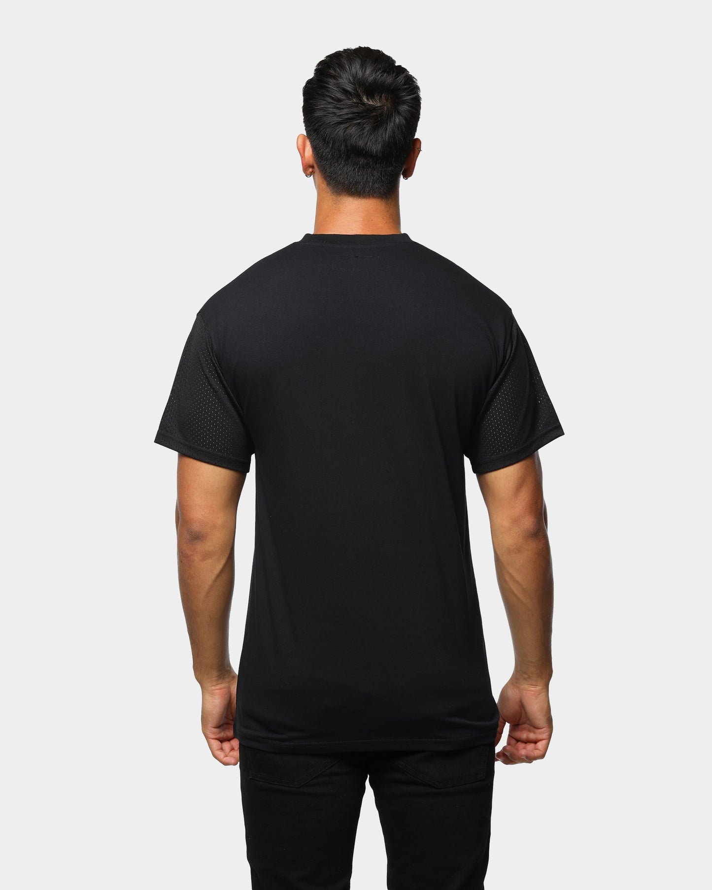 ENES Mesh Sleeve Tee Black