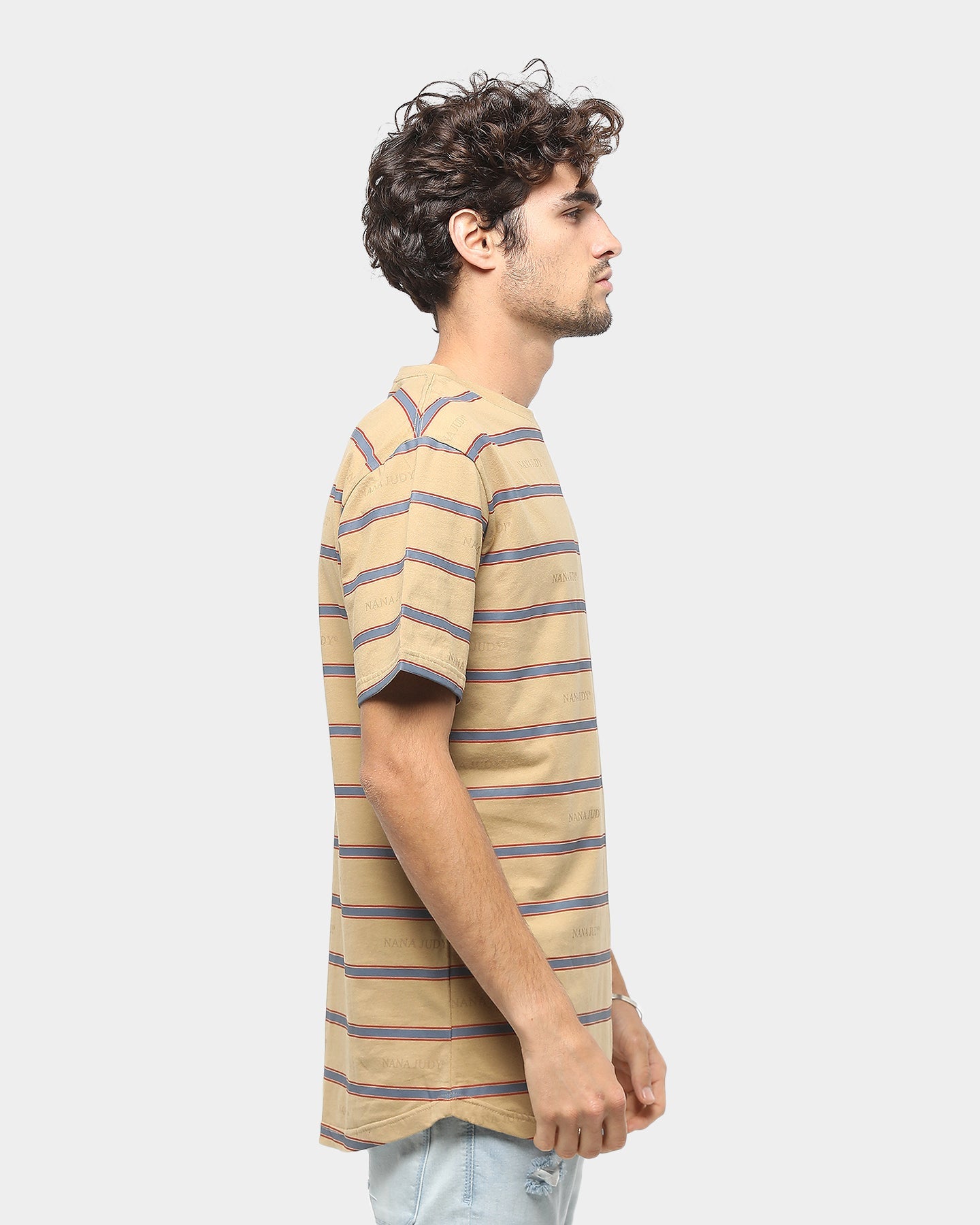 Nana Judy Riviera Stripe T-Shirt Beige