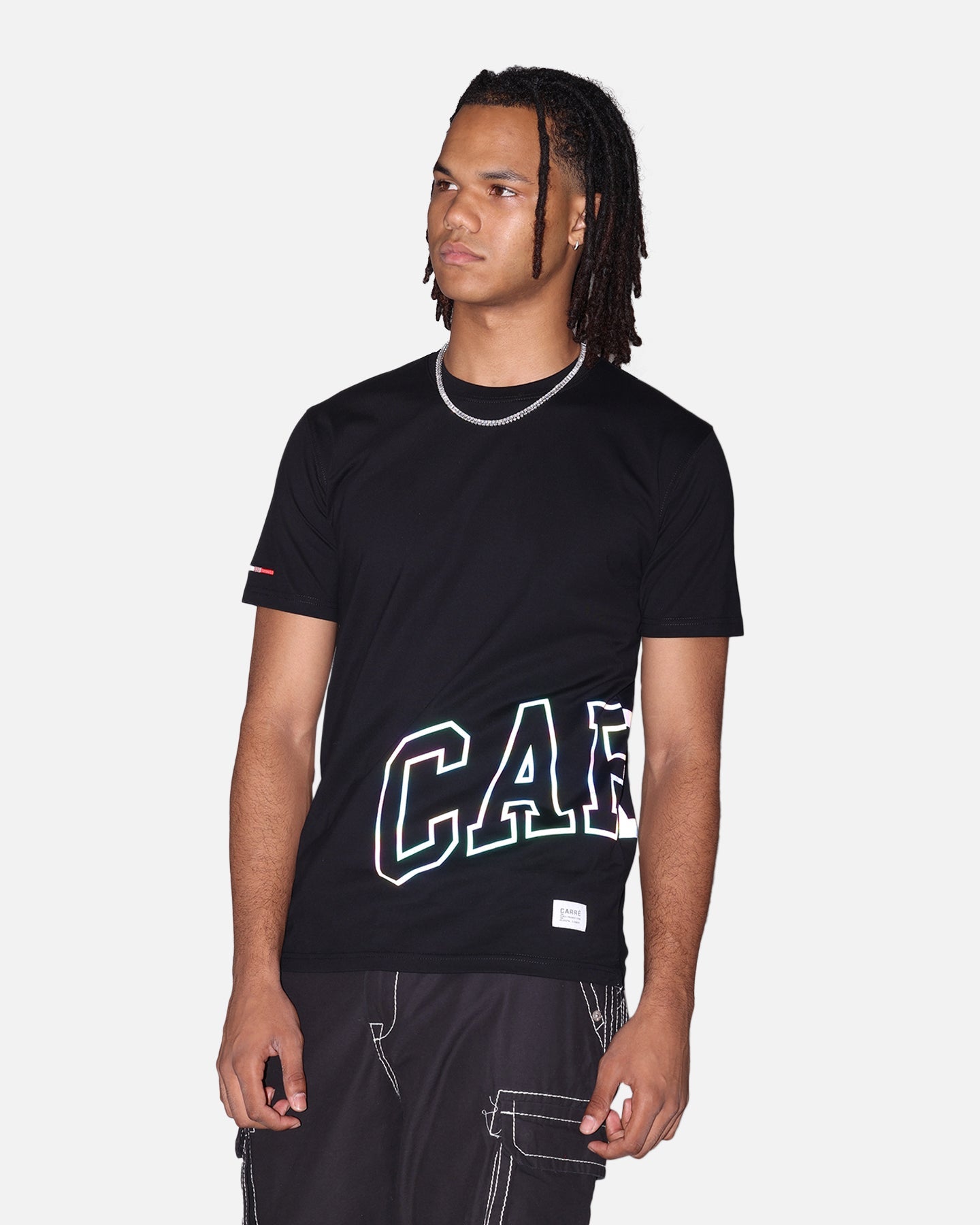 Carr√© Enorme Classique Reflective T-Shirt Black/Multi-coloured