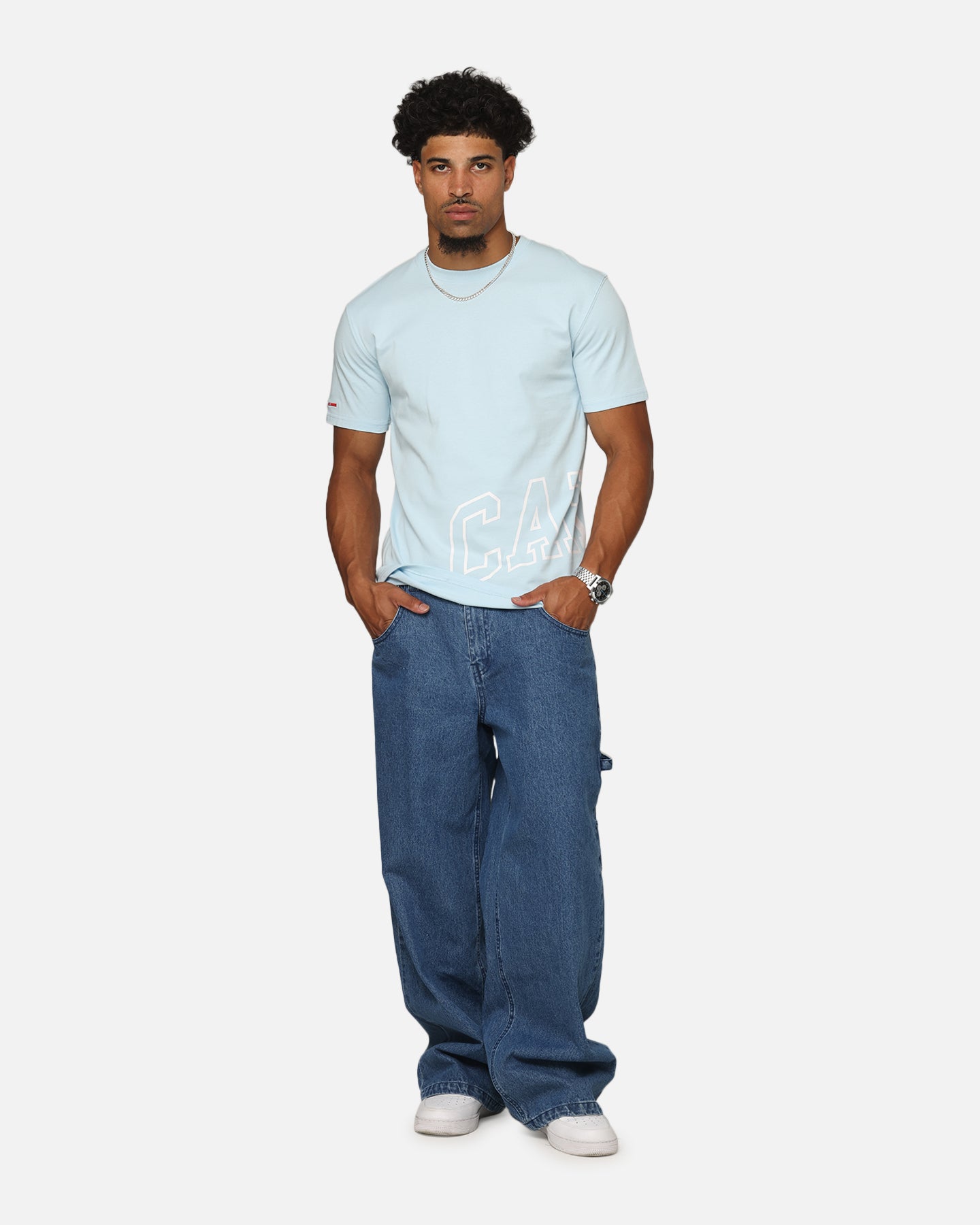 Carre Enorme Classique T-Shirt Light Blue