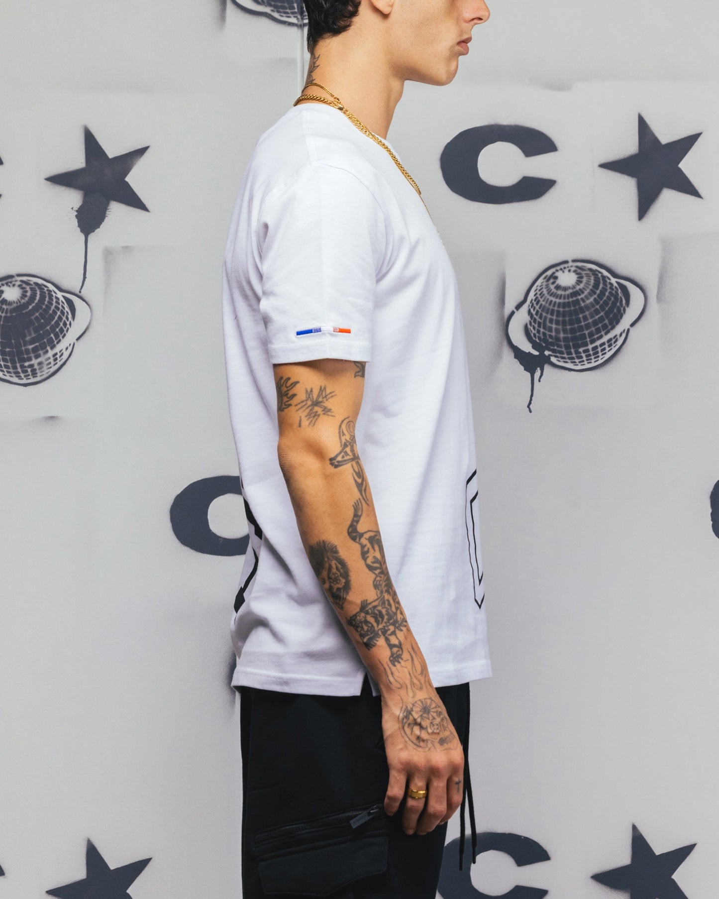 Carr√© Men's Enorme Classique Short Sleeve T-Shirt White