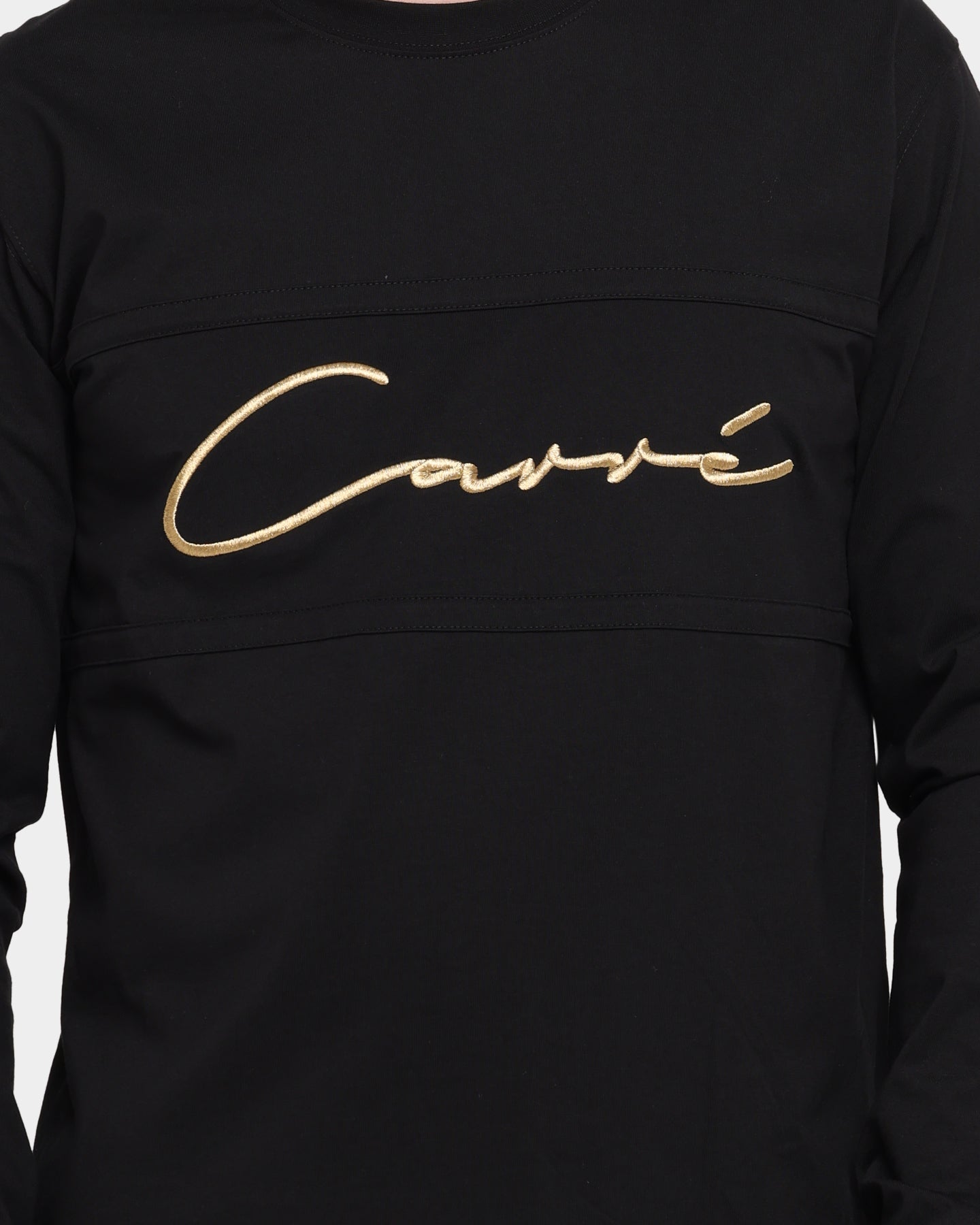 Carr√© Scripted Classique Long Sleeve T-Shirt Black/Gold