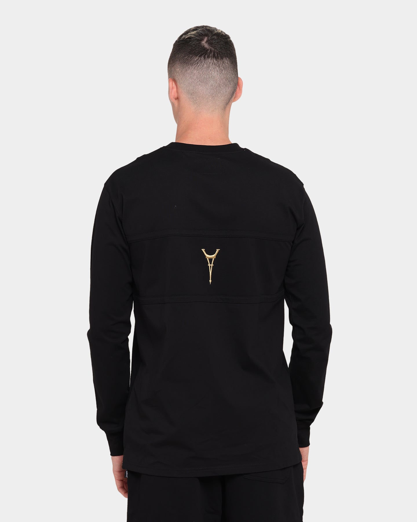 Carr√© Scripted Classique Long Sleeve T-Shirt Black/Gold
