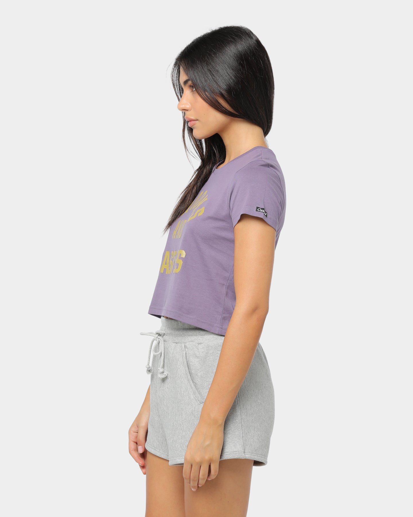 Crooks & Castles Women's Big & Bold Tee Purple