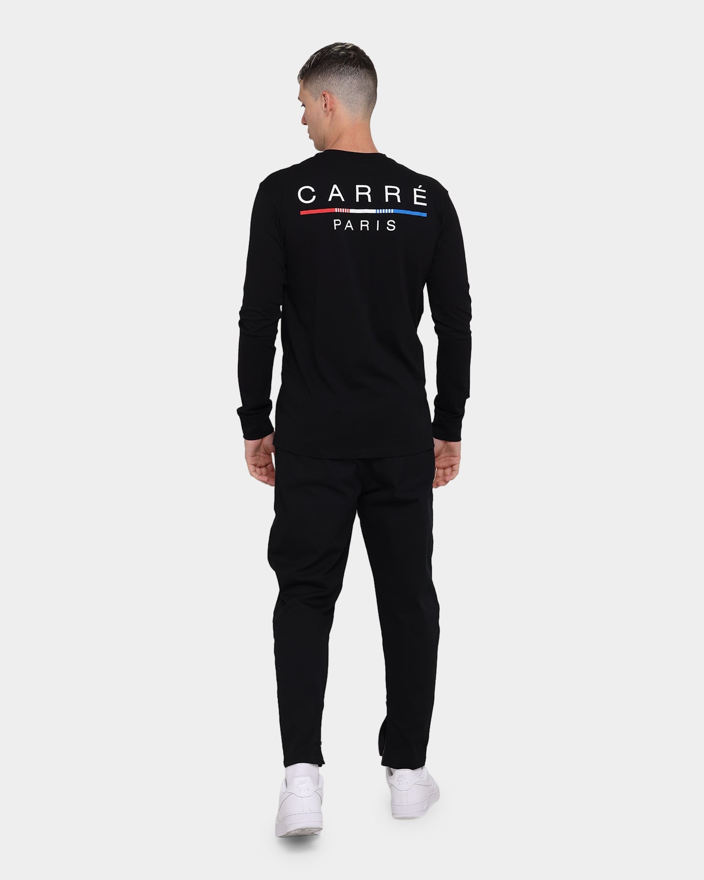 Carr√© Stripes Long Sleeve T-Shirt Black