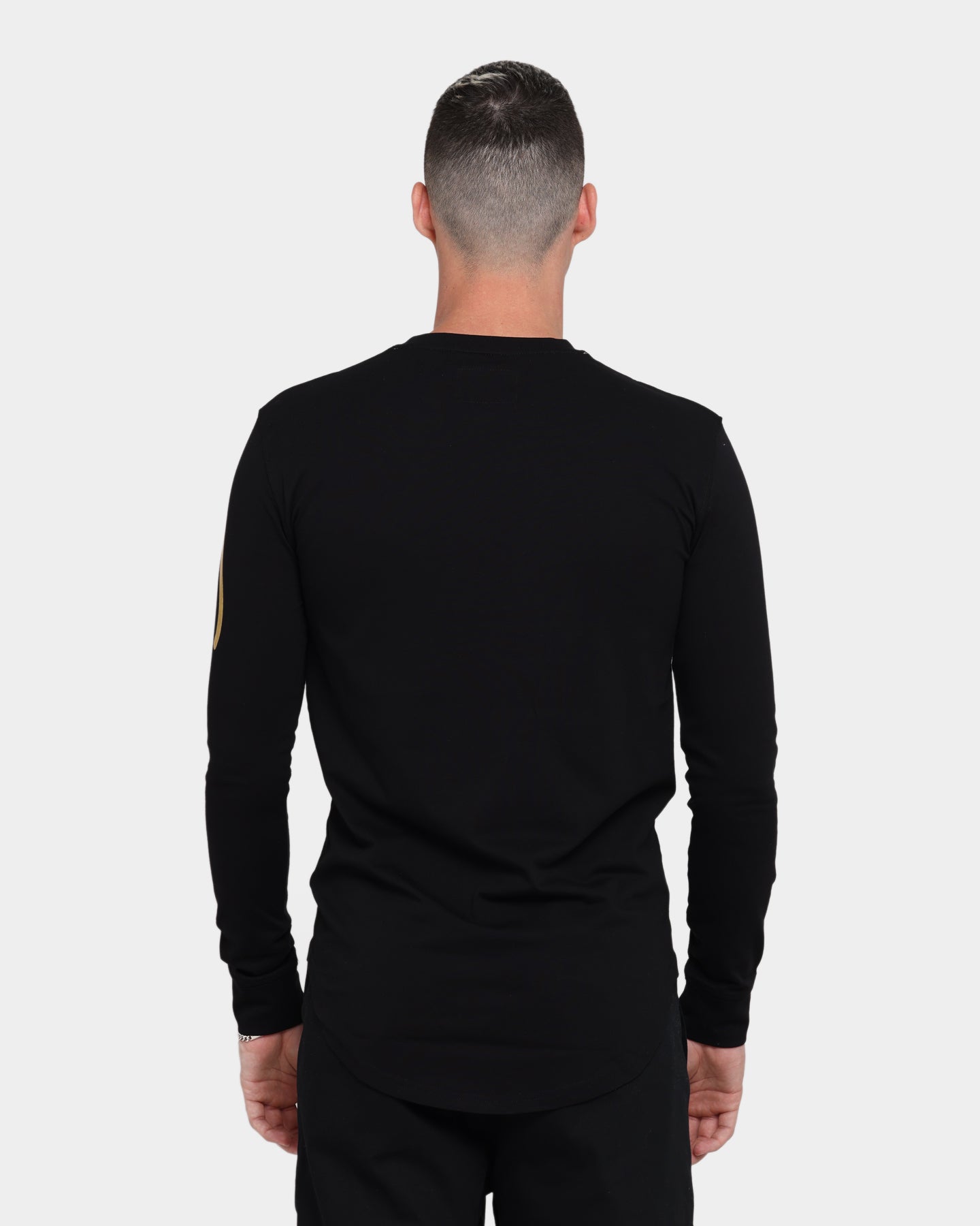 Carr√® Men's Script Slim Long Sleeve T-Shirt Black