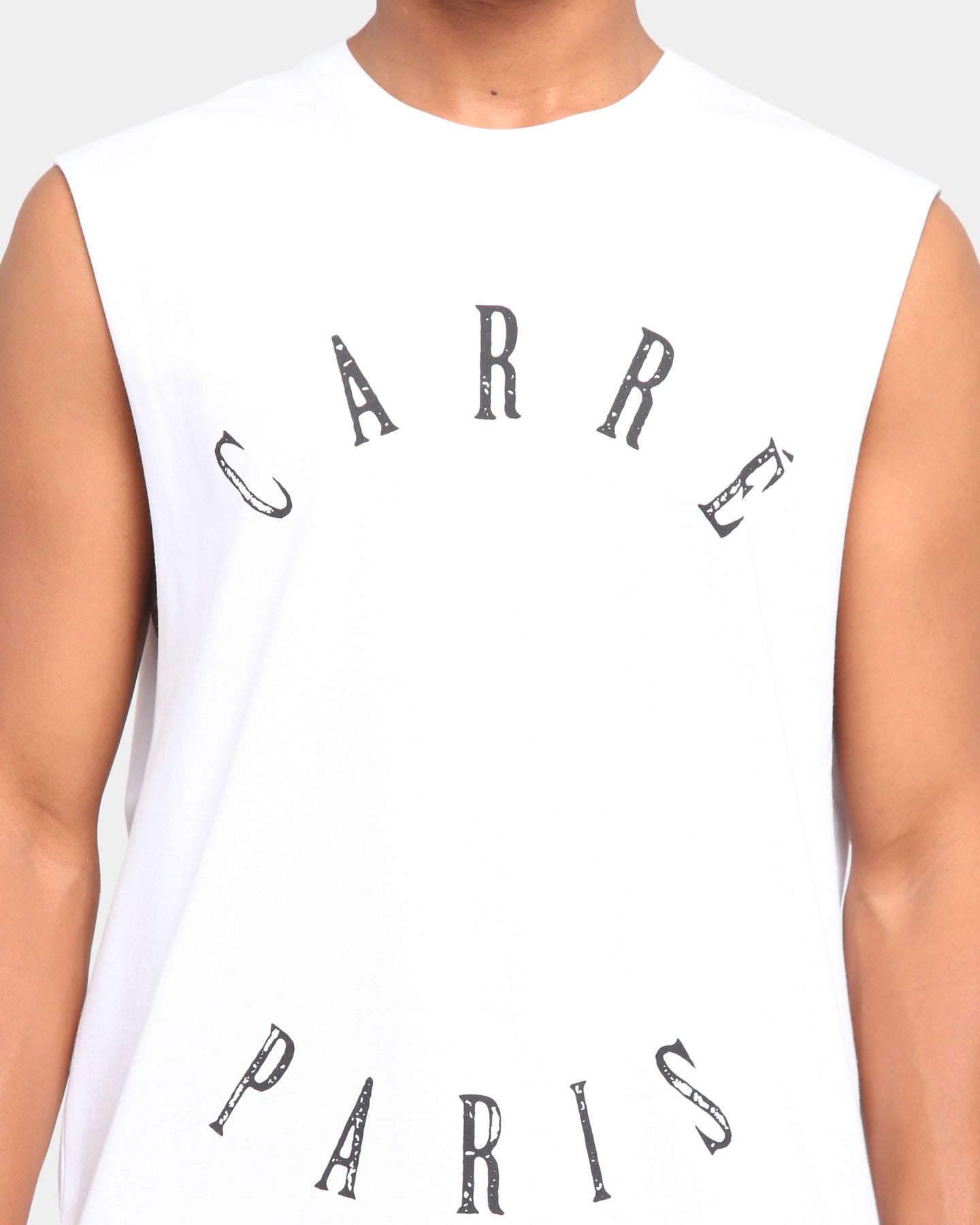 Carr√© Autour Muscle T-Shirt White