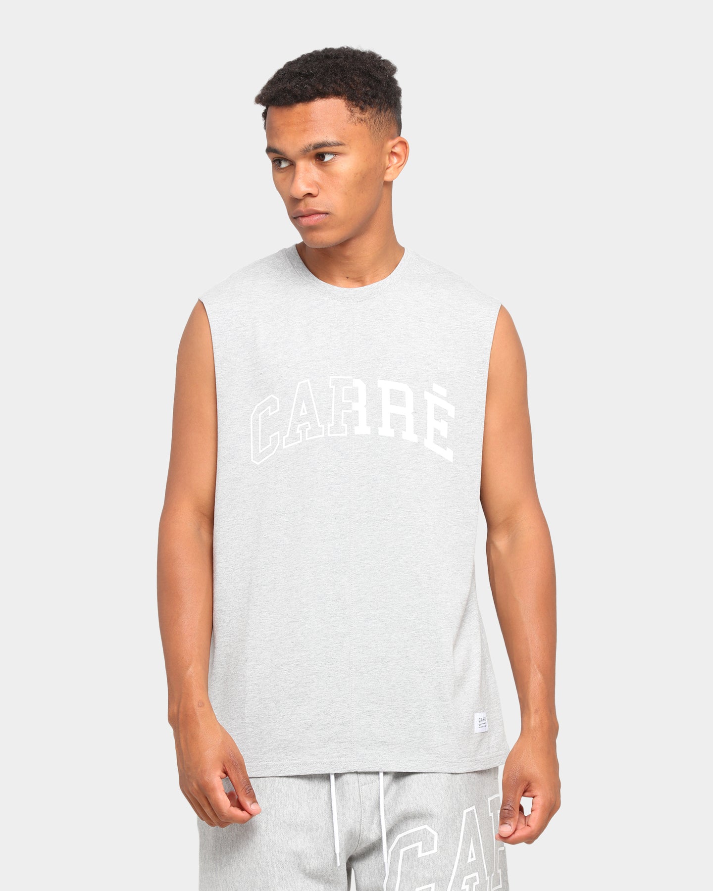 Carr√© Enorme Split Muscle T-Shirt Grey Marle