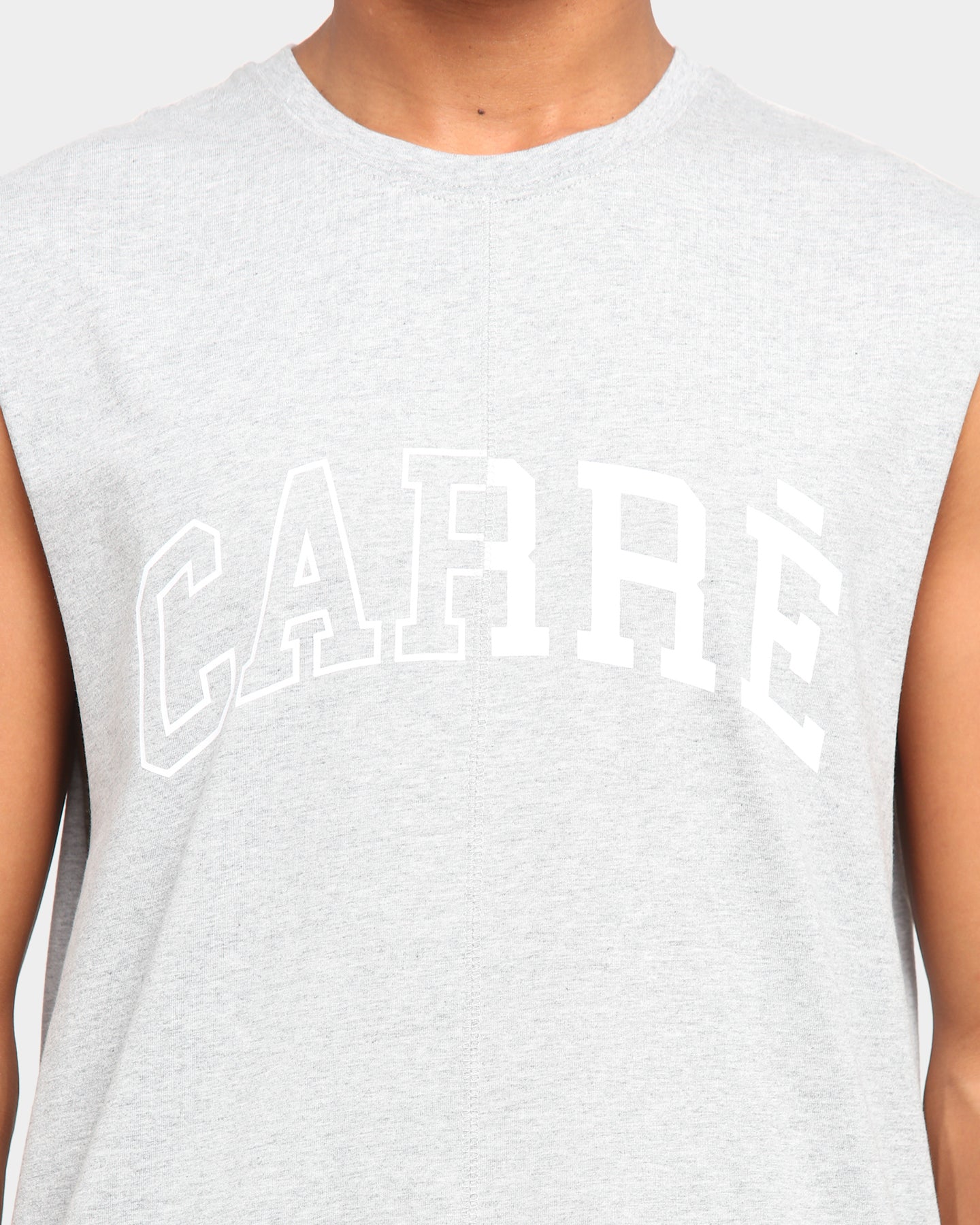 Carr√© Enorme Split Muscle T-Shirt Grey Marle