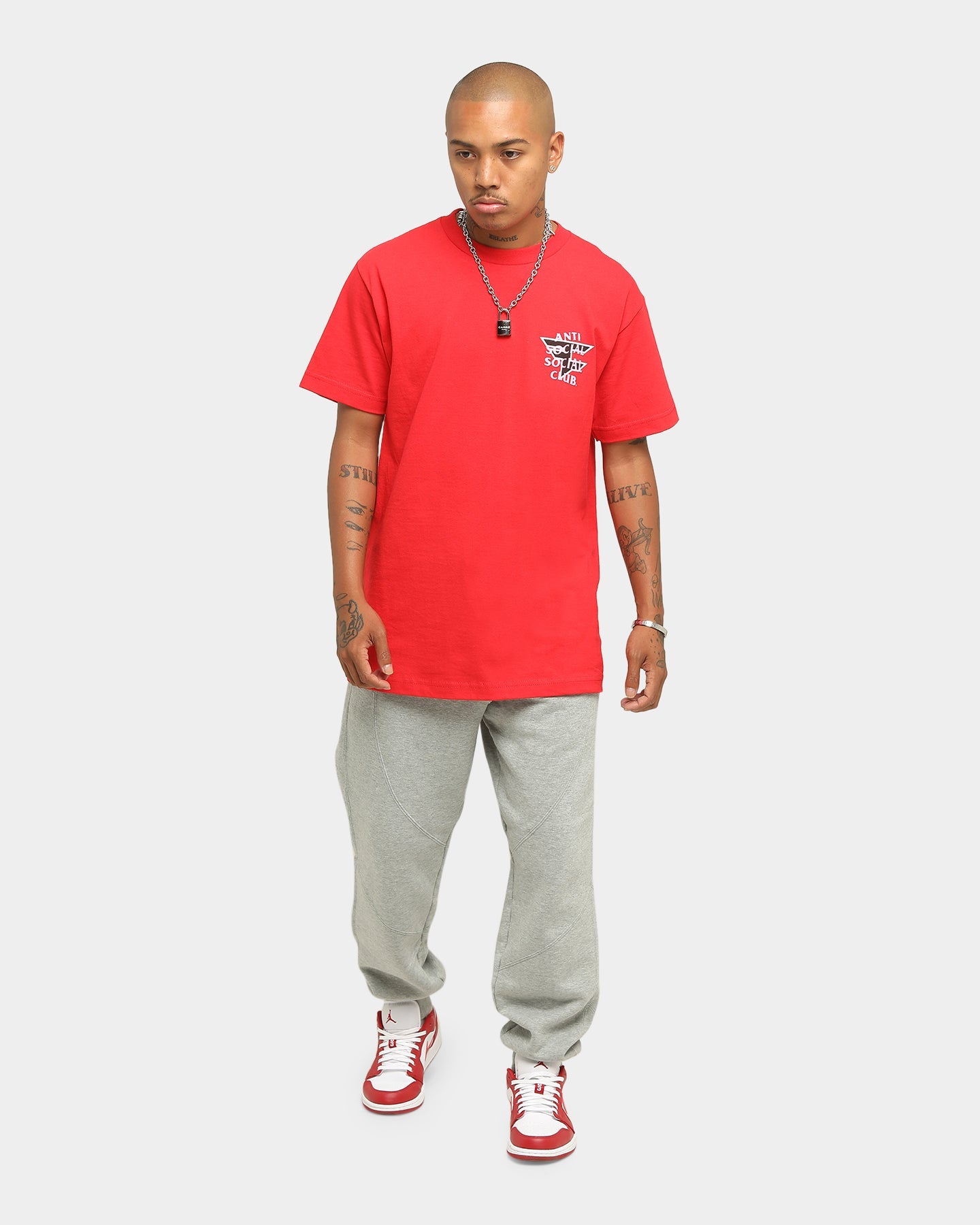 Anti Social Social Club Men's Faze Clan x ASSC Short Sleeve T-Shirt Red