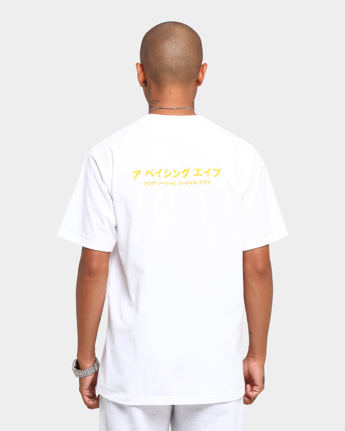 Anti Social Social Club BAPE x ASSC Camo Box T-Shirt White/Blue