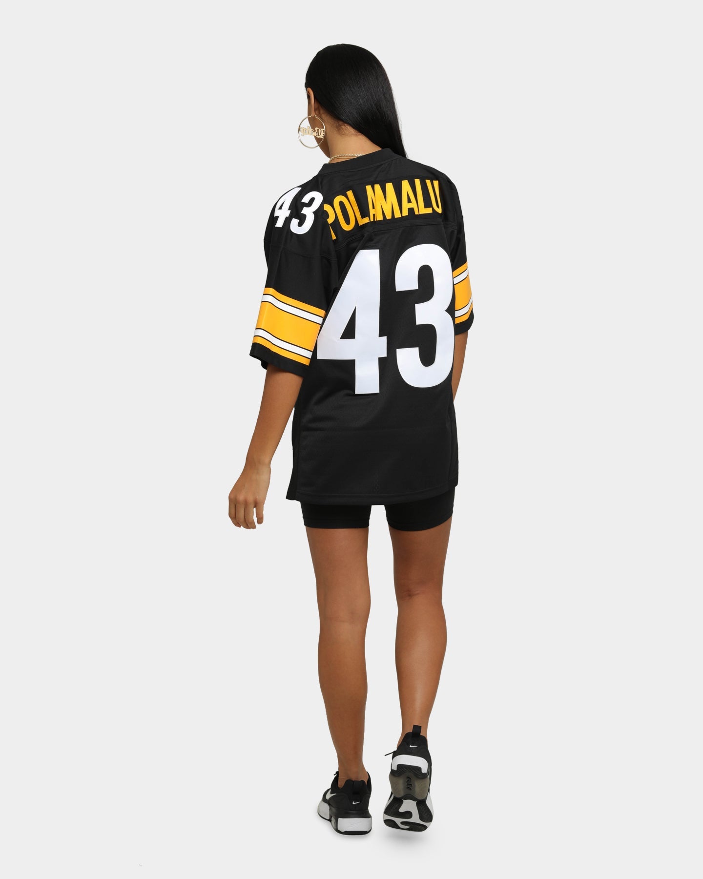 Mitchell & Ness Pittsburgh Steelers Troy Polamalu #43 '05 Legacy Jersey Black Style001