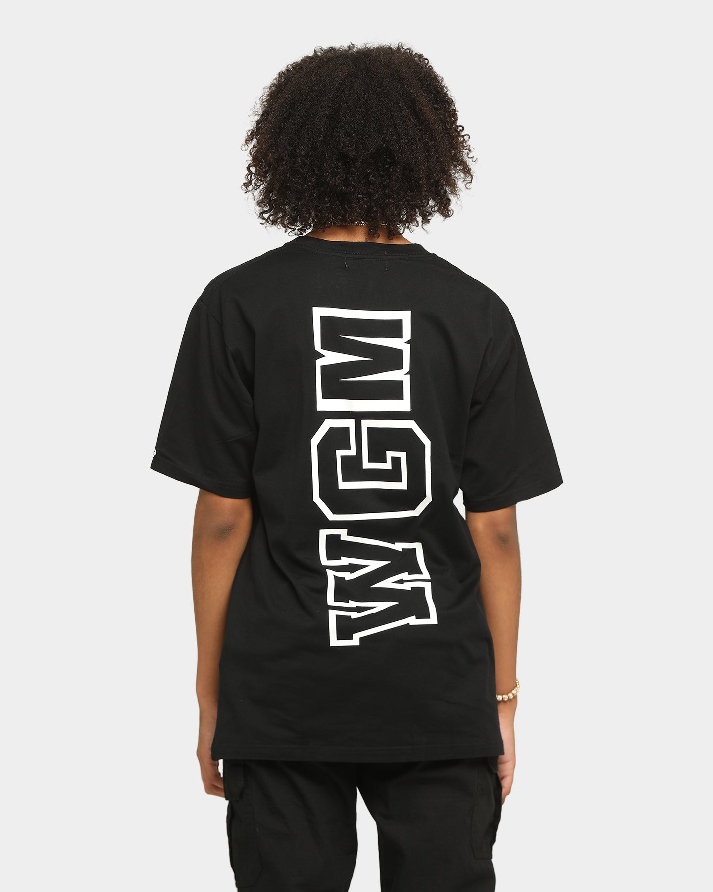 A Bathing Ape Men's Big WGM Shark Emblem Short Sleeve T-Shirt Black Style001