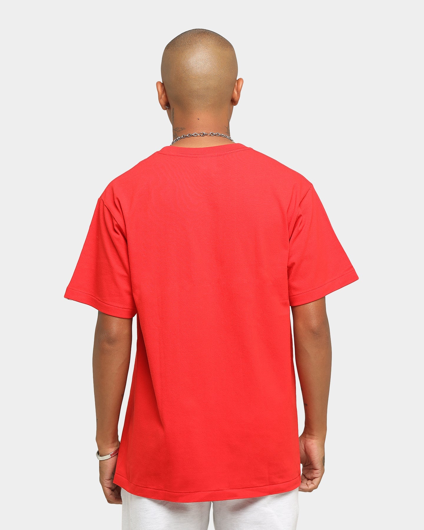 A Bathing Ape Men's Ape Head One Point Short Sleeve T-Shirt Red