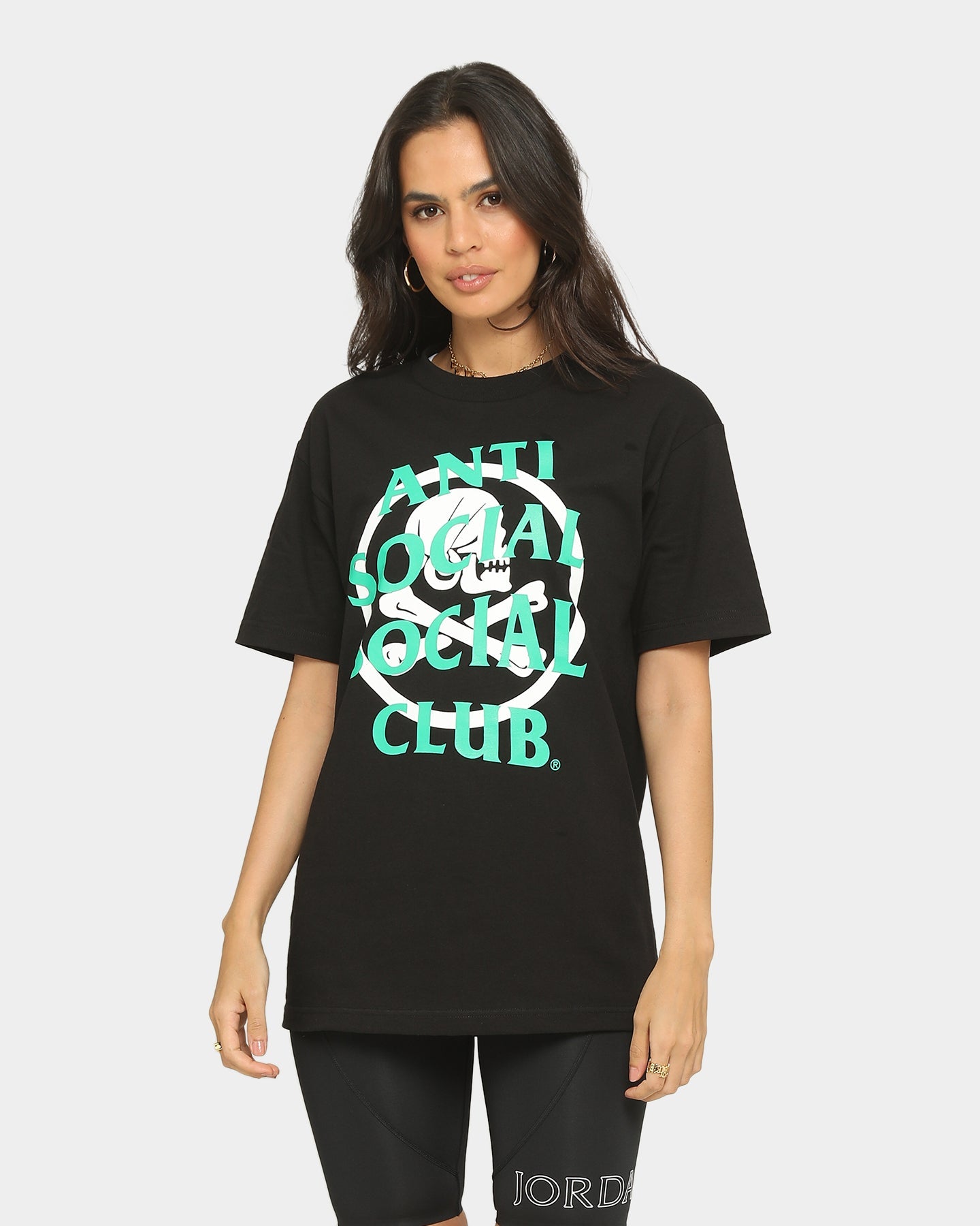 Anti Social Social Club Cambered T-Shirt Black Style001