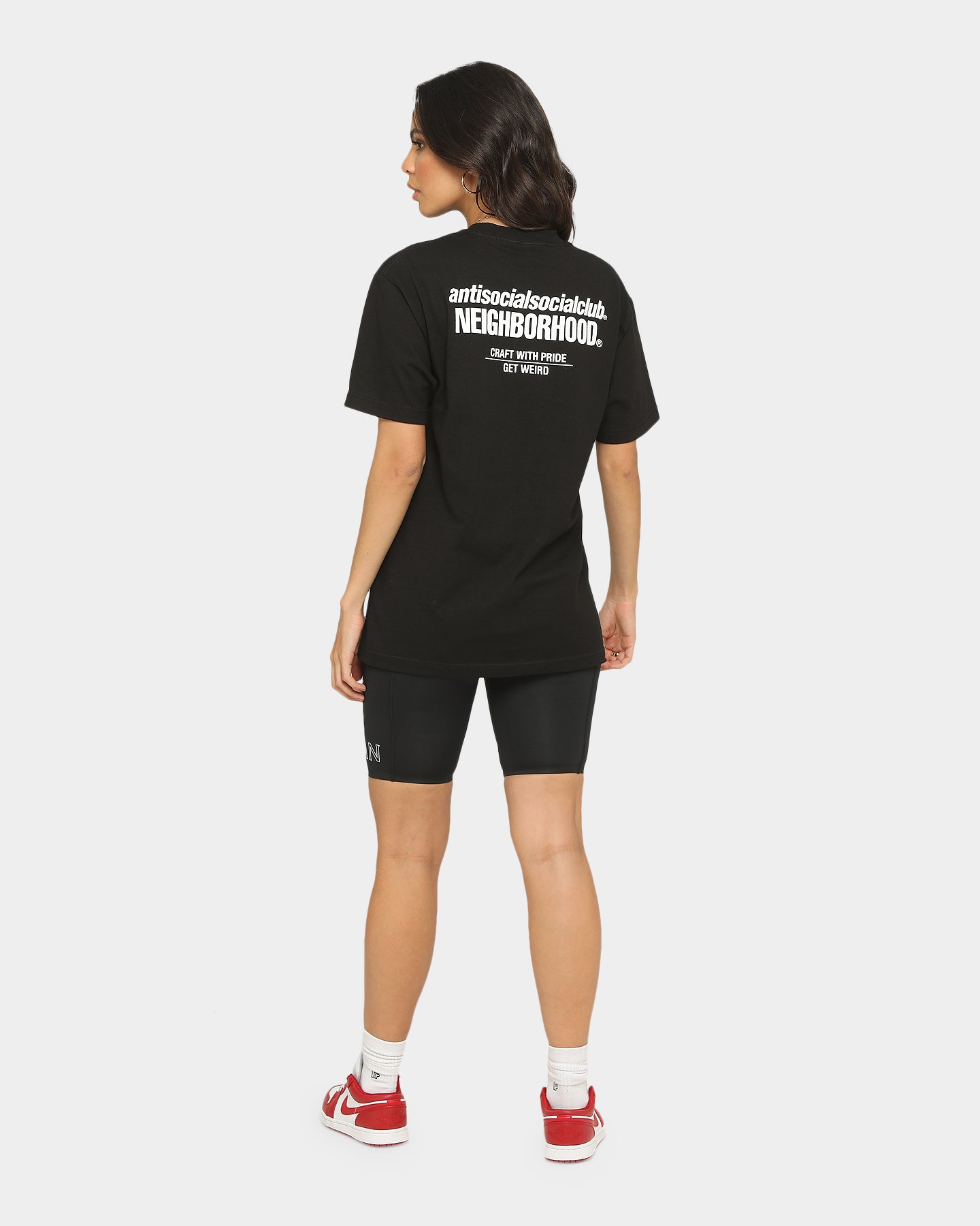 Anti Social Social Club Cambered T-Shirt Black Style001