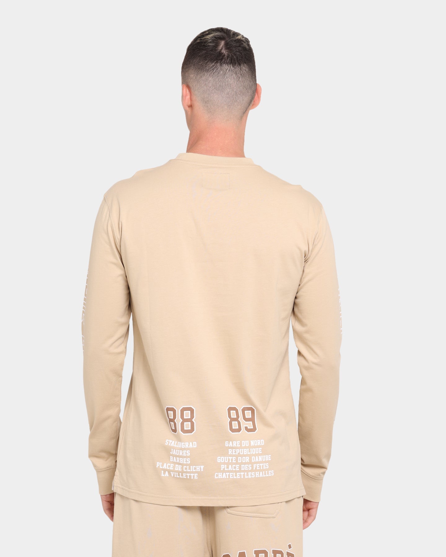 Carr√© CDG Classique Long Sleeve T-Shirt Stone
