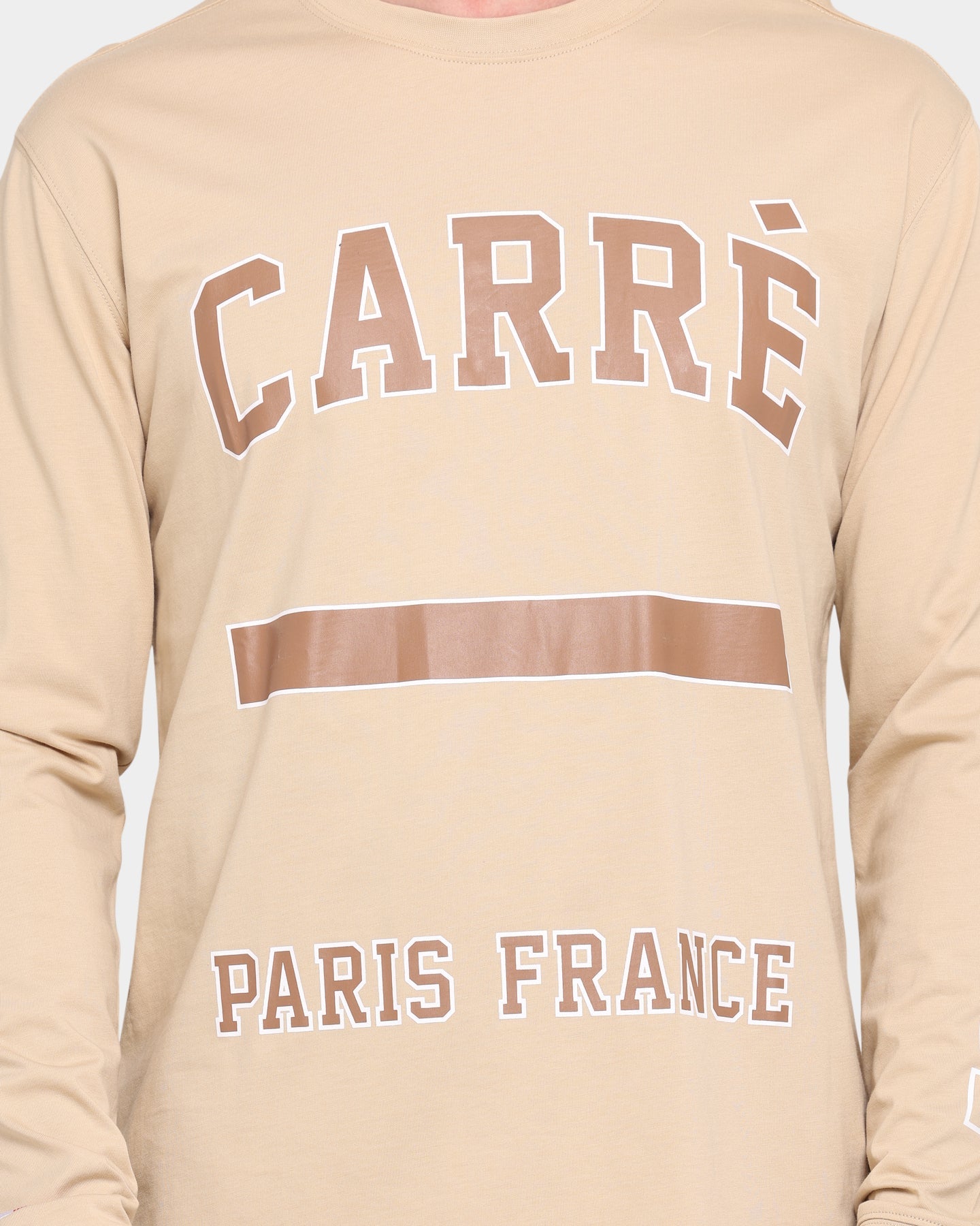 Carr√© CDG Classique Long Sleeve T-Shirt Stone