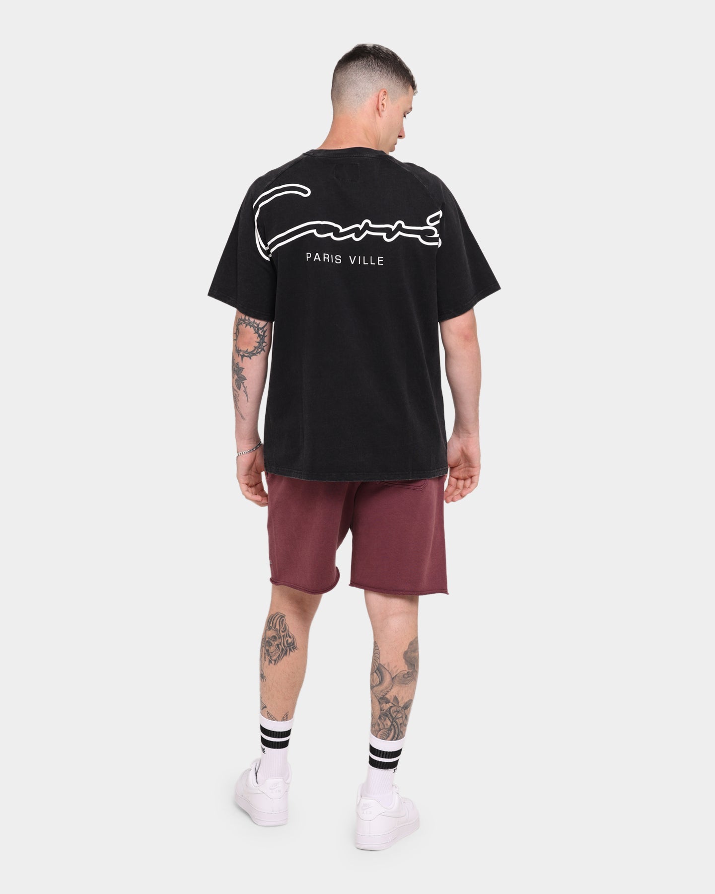 Carr√© PC Wash Double Up Short Sleeve T-Shirt Washed Black