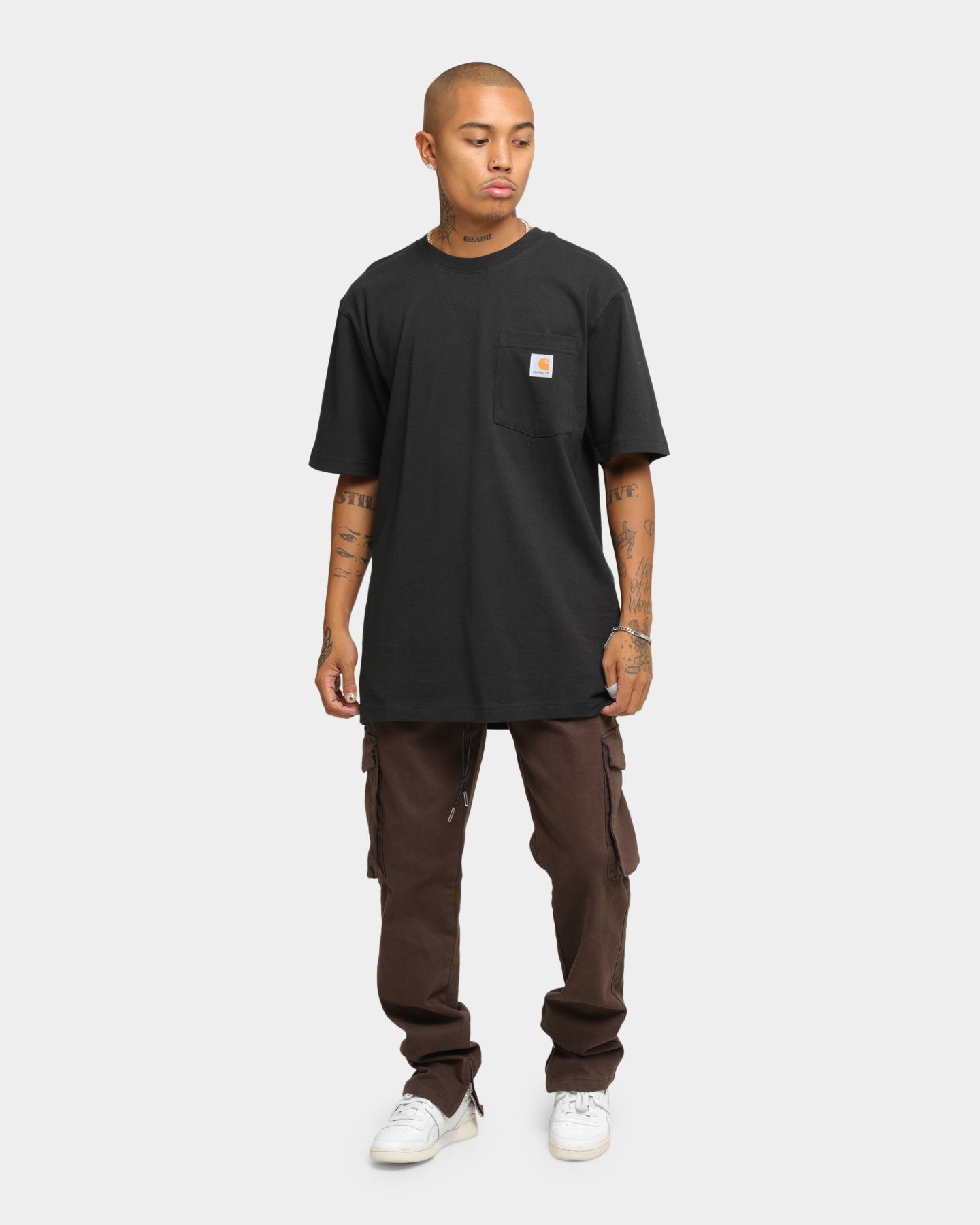 Carhartt Men's Carhartt Pocket Short Sleeve T-Shirt Black