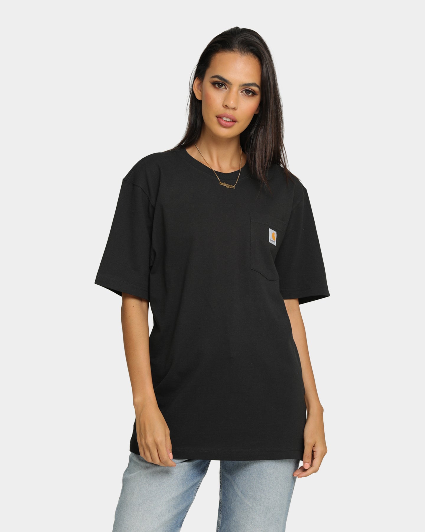 Carhartt Men's Carhartt Pocket Short Sleeve T-Shirt Black Style001