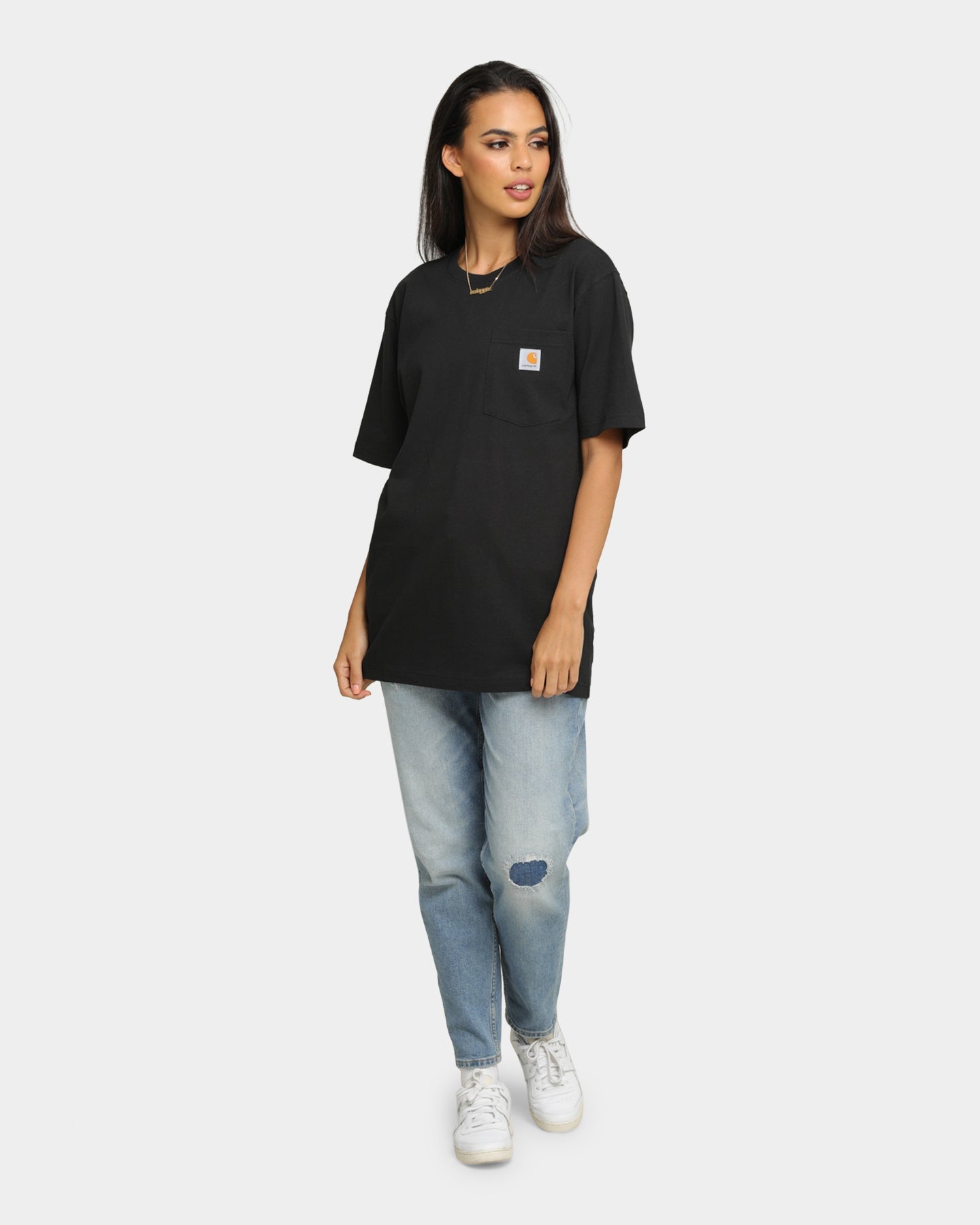 Carhartt Men's Carhartt Pocket Short Sleeve T-Shirt Black Style001