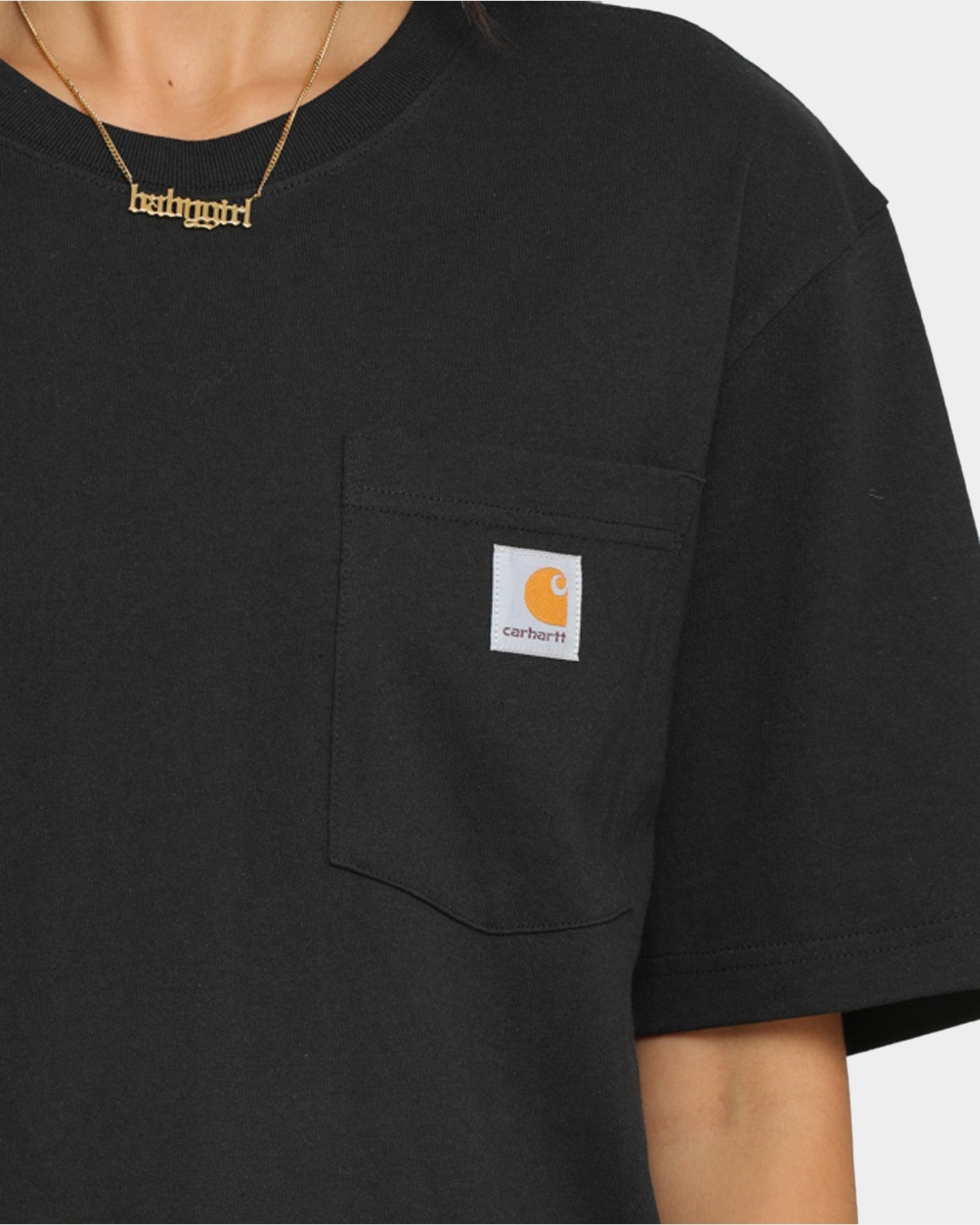 Carhartt Men's Carhartt Pocket Short Sleeve T-Shirt Black Style001