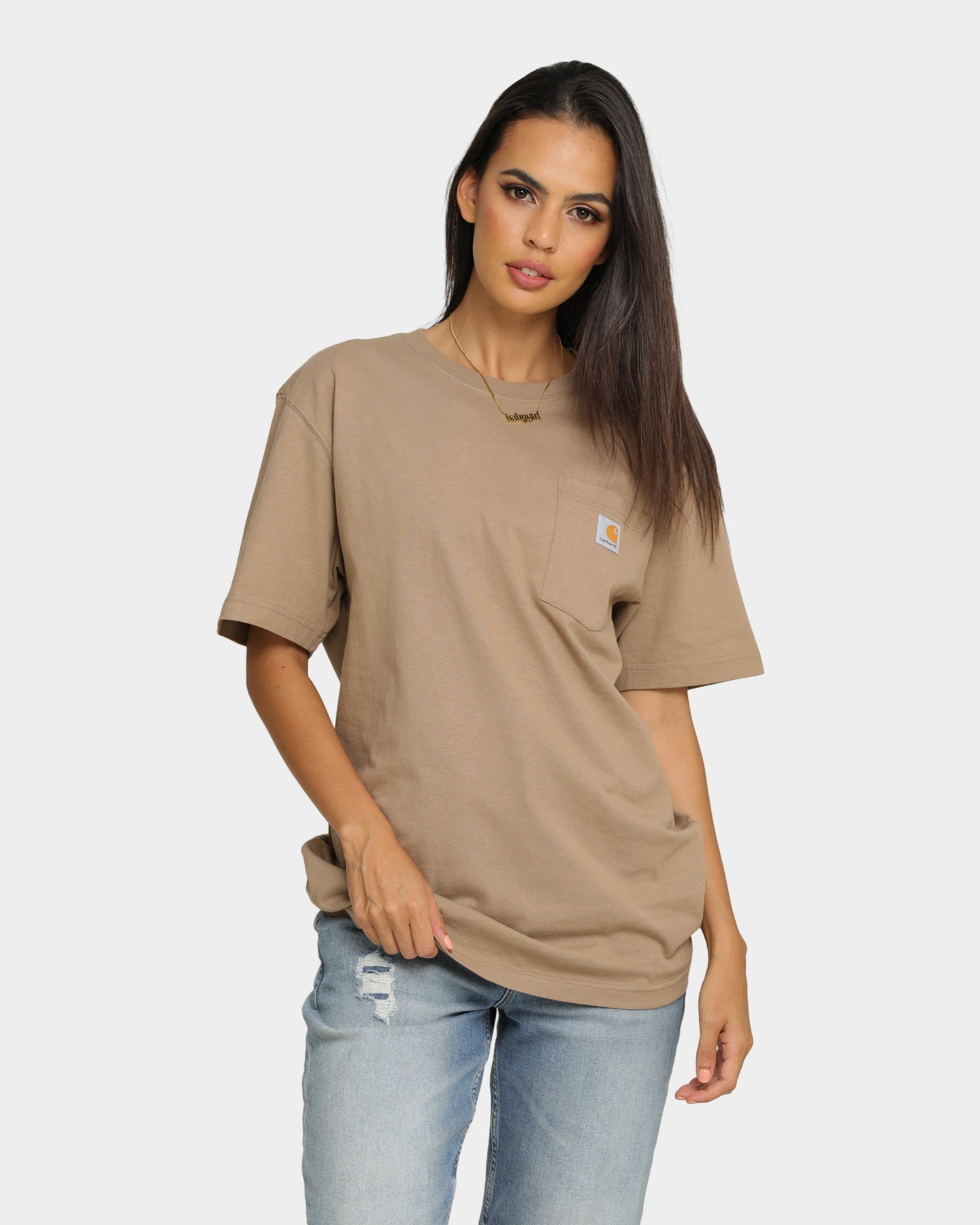 Carhartt Men's Carhartt Pocket Short Sleeve T-Shirt Desert Style001