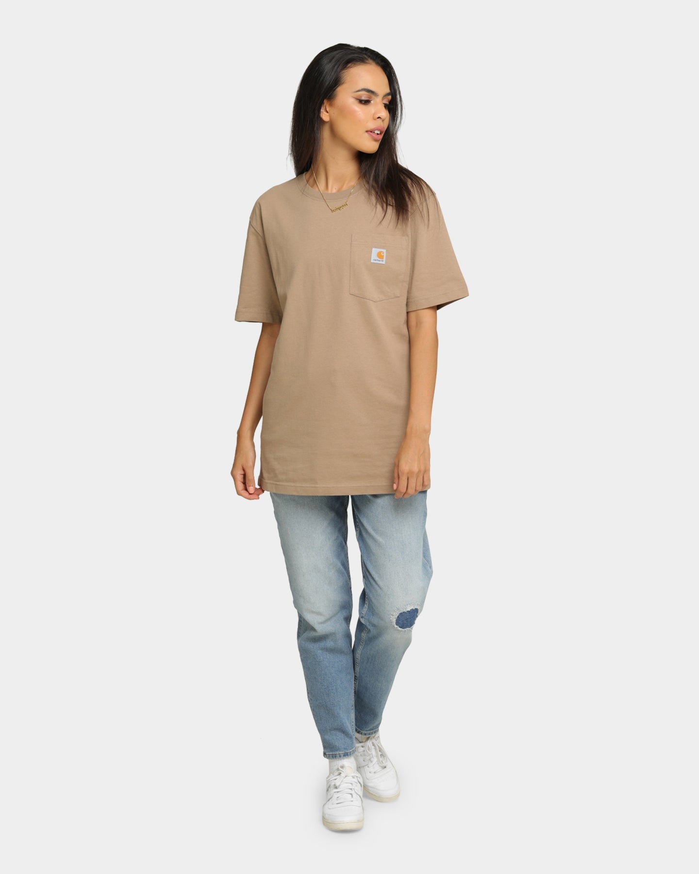 Carhartt Men's Carhartt Pocket Short Sleeve T-Shirt Desert Style001