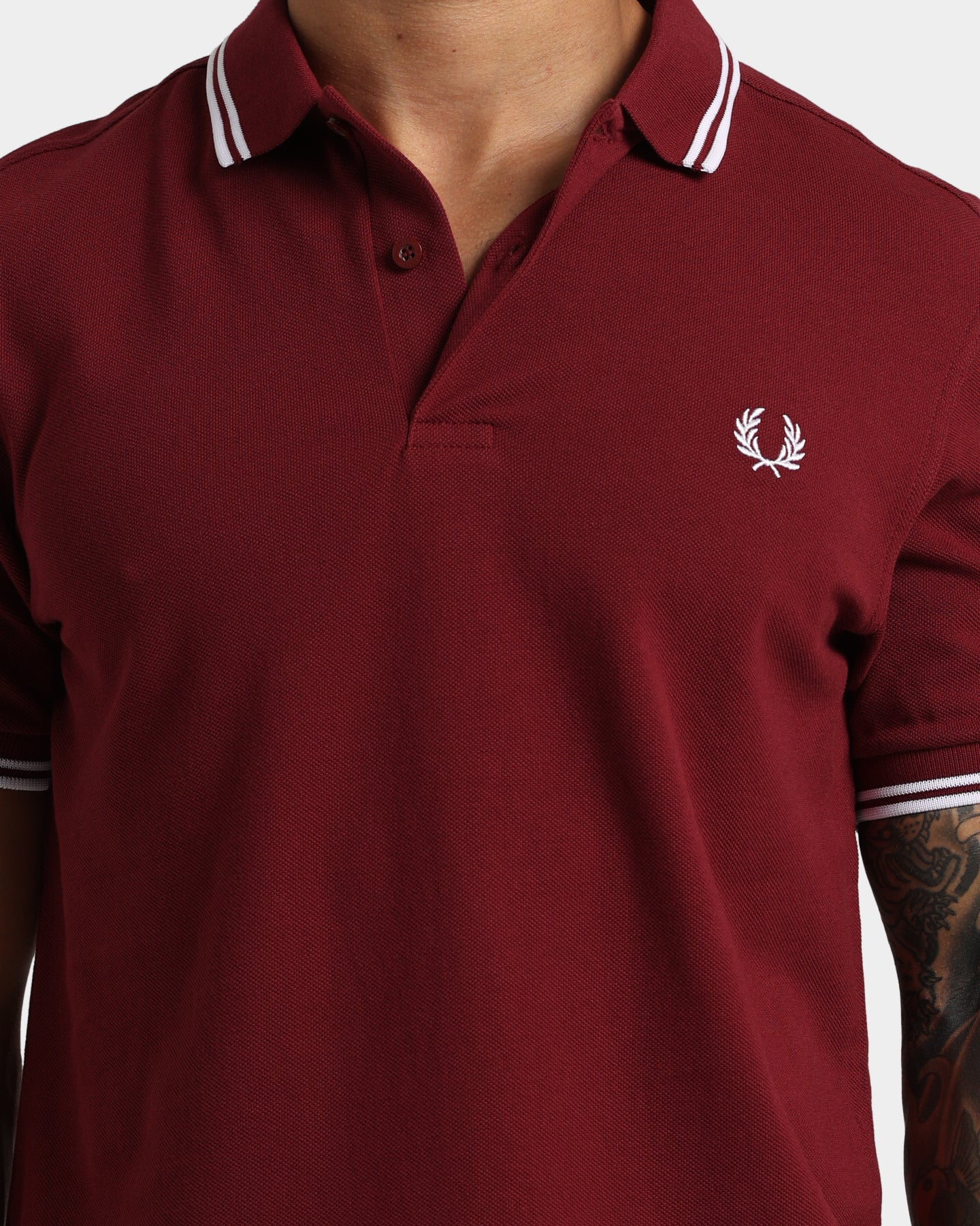 Fred Perry Twin Tipped Polo Shirt Port
