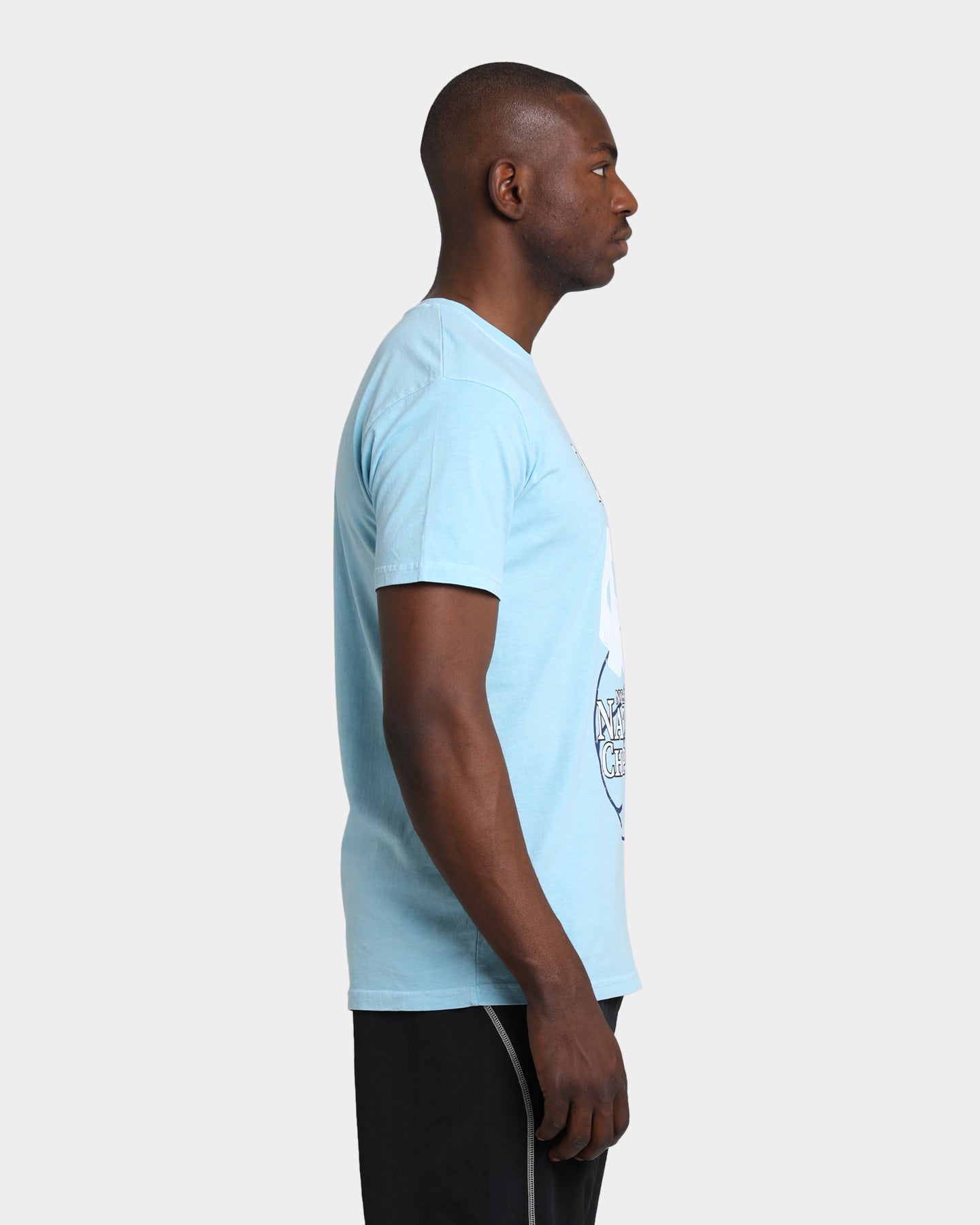 NCAA UNC Basket Ball Poster Short Sleeve T-Shirt Washed Carolina