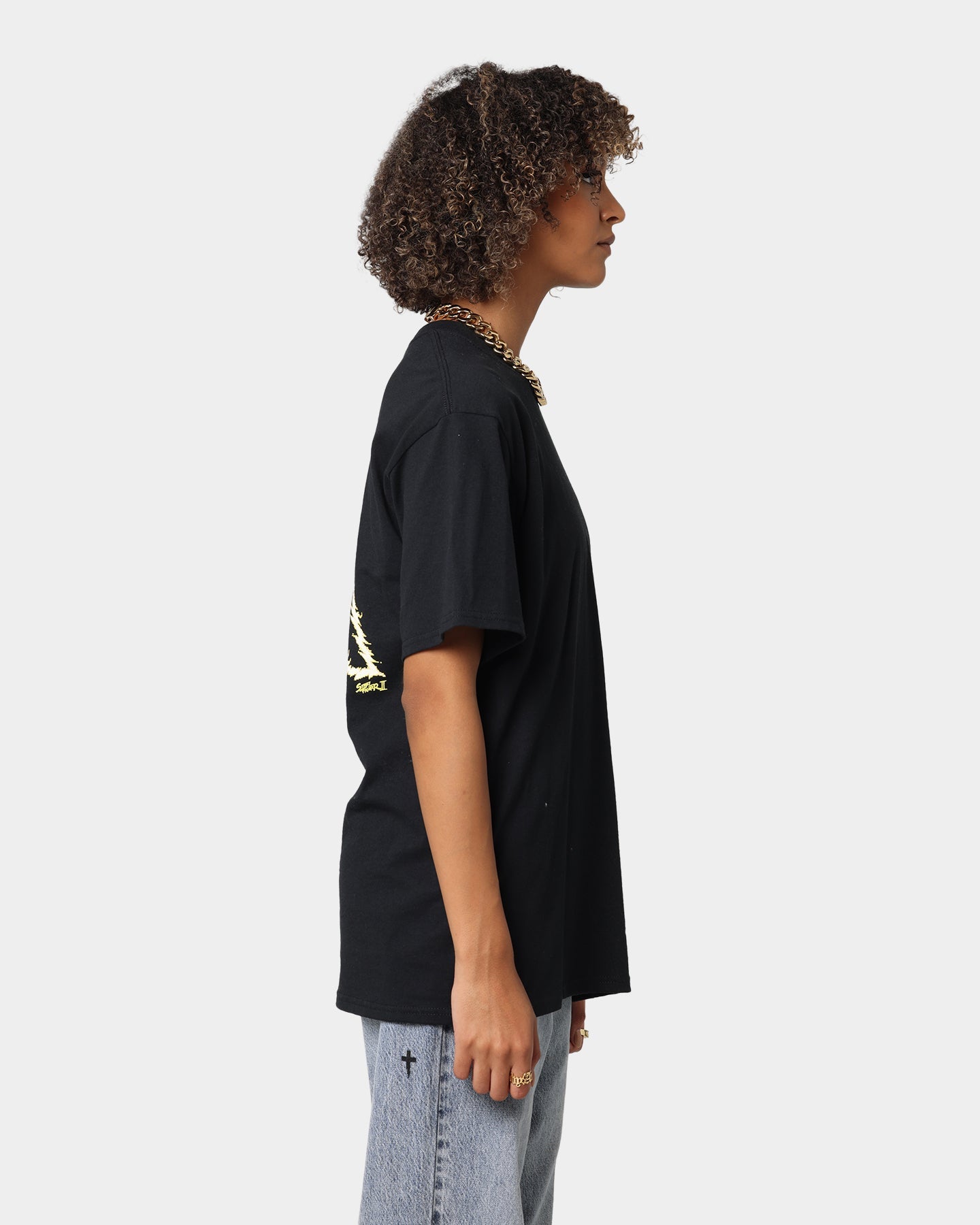 HUF Blanka Triple Triangle Street Fighter Short Sleeve Tee Black Style001
