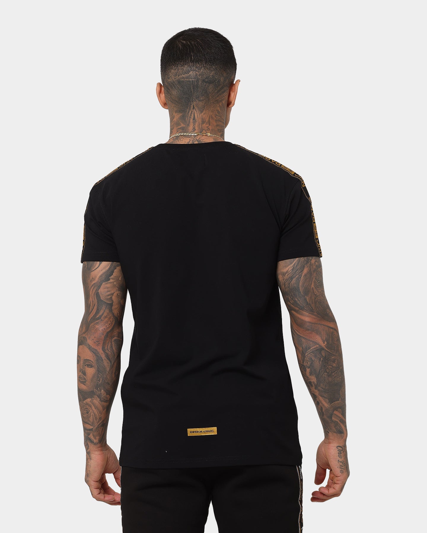Emperor Apparel Nouveau Hustle Short Sleeve T-Shirt Black/Gold