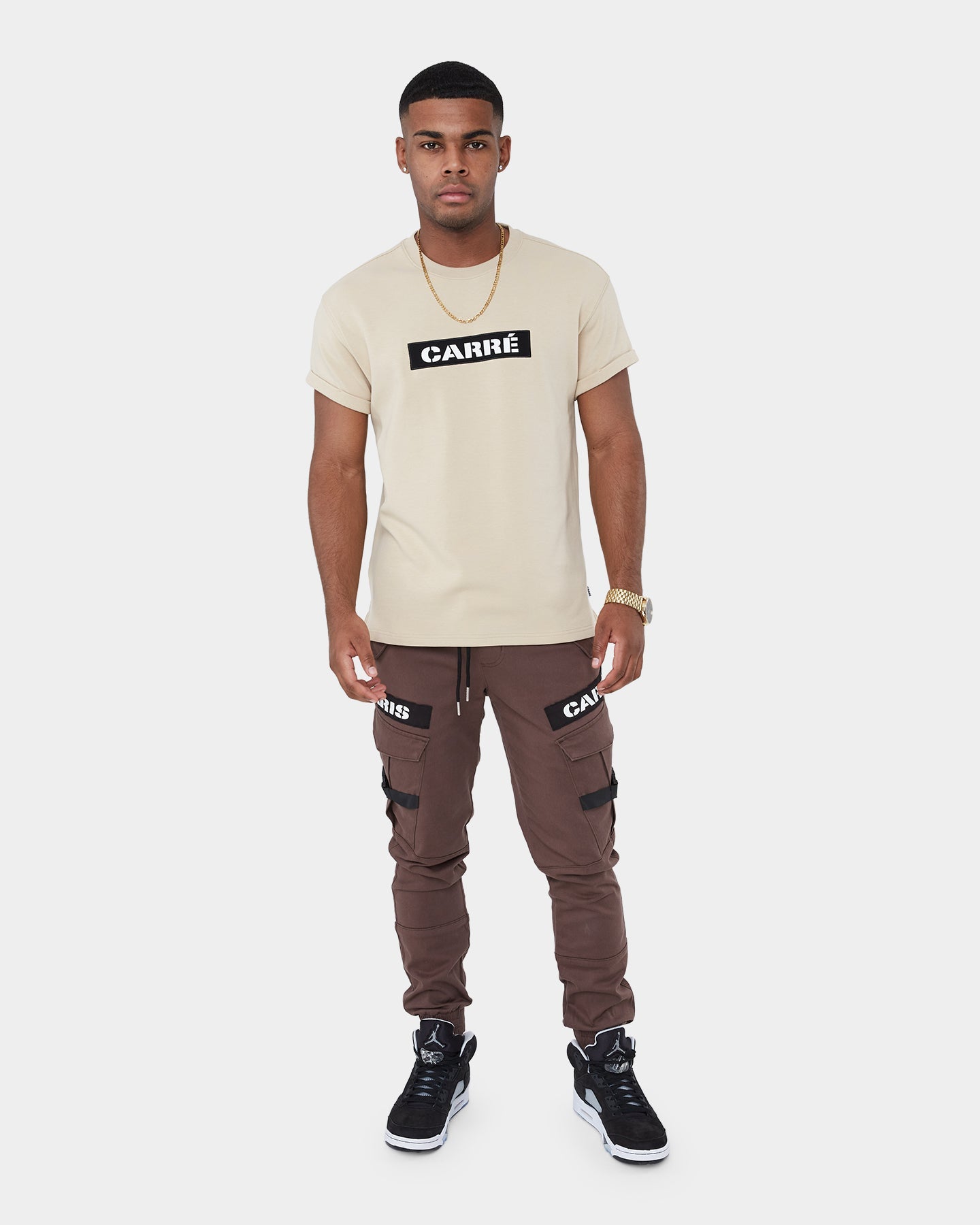 Carr√© Militant Short Sleeve T-Shirt Stone