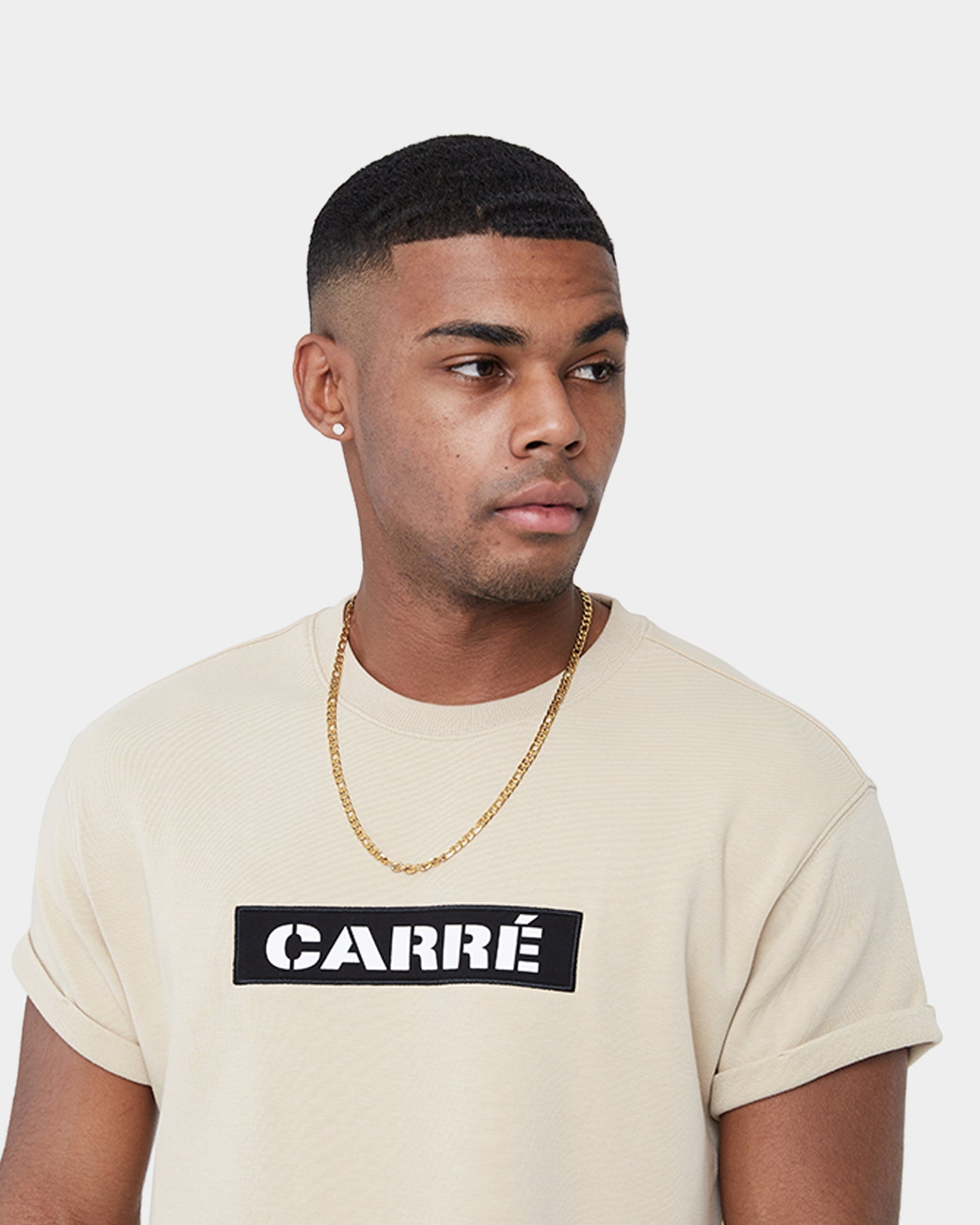 Carr√© Militant Short Sleeve T-Shirt Stone