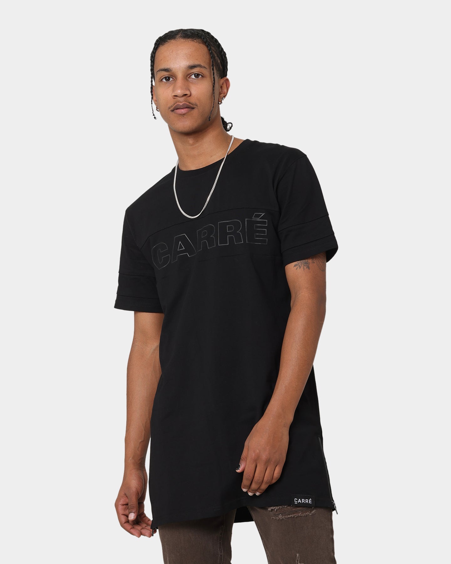 Carr√© Panneau T-Shirt Black/Black
