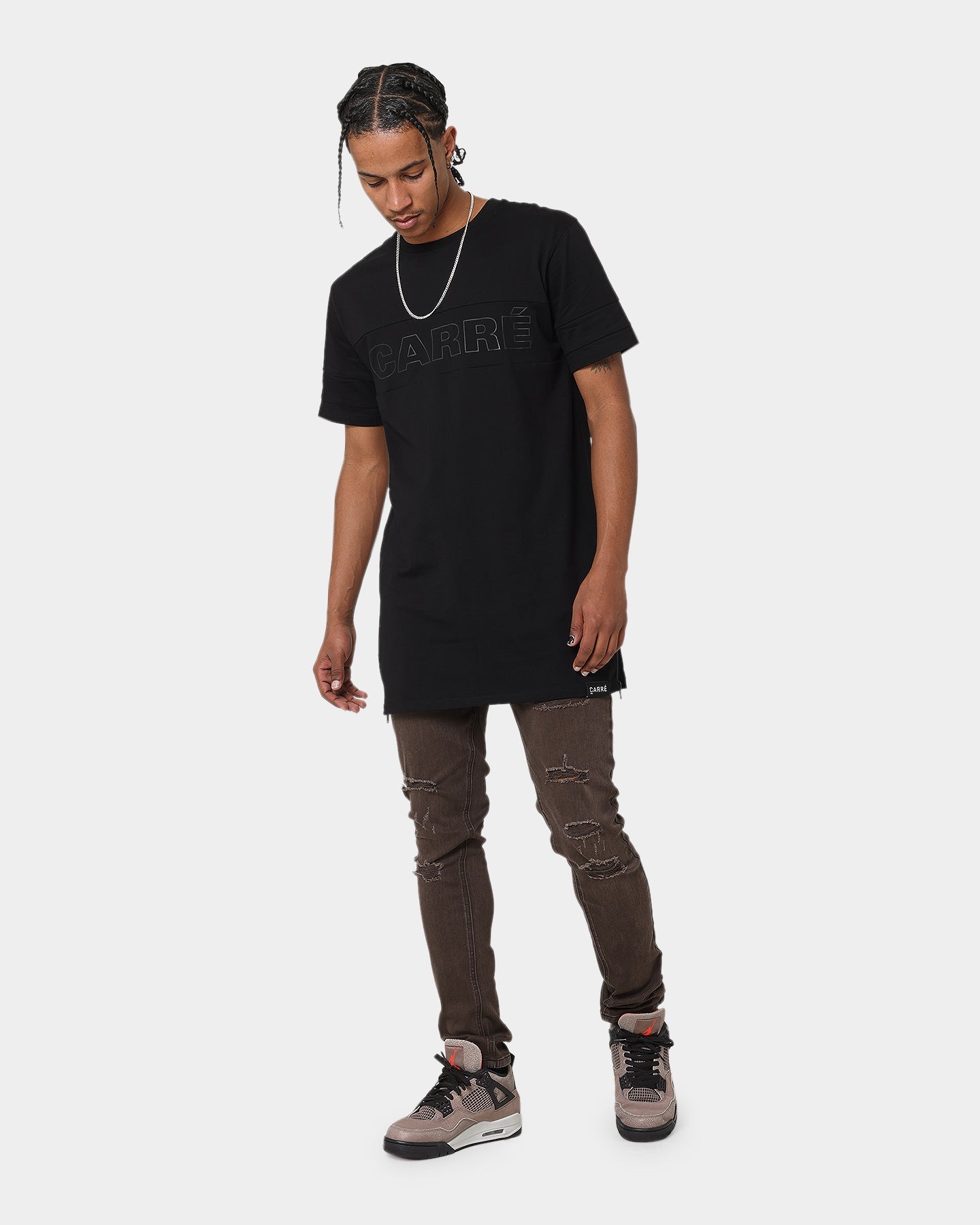 Carr√© Panneau T-Shirt Black/Black