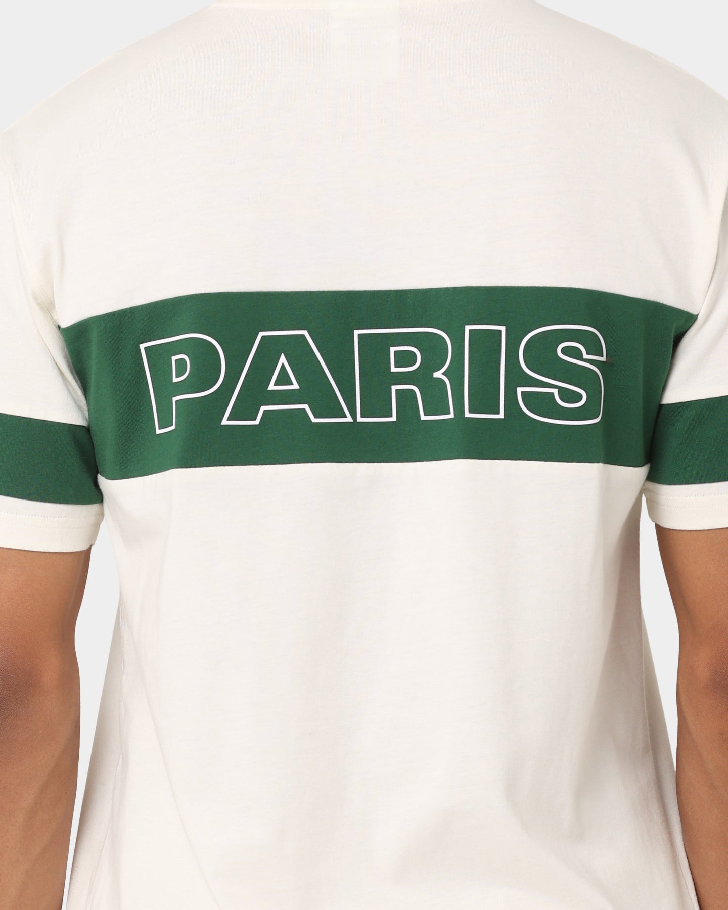 Carr√© Panneau T-Shirt Off White/Green