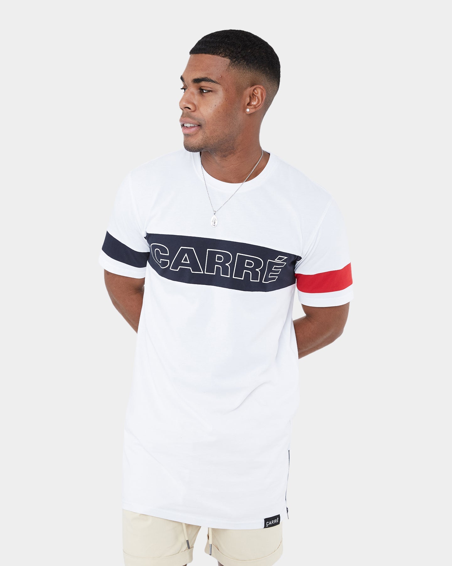 Carr√© Panneau Short Sleeve T-Shirt White