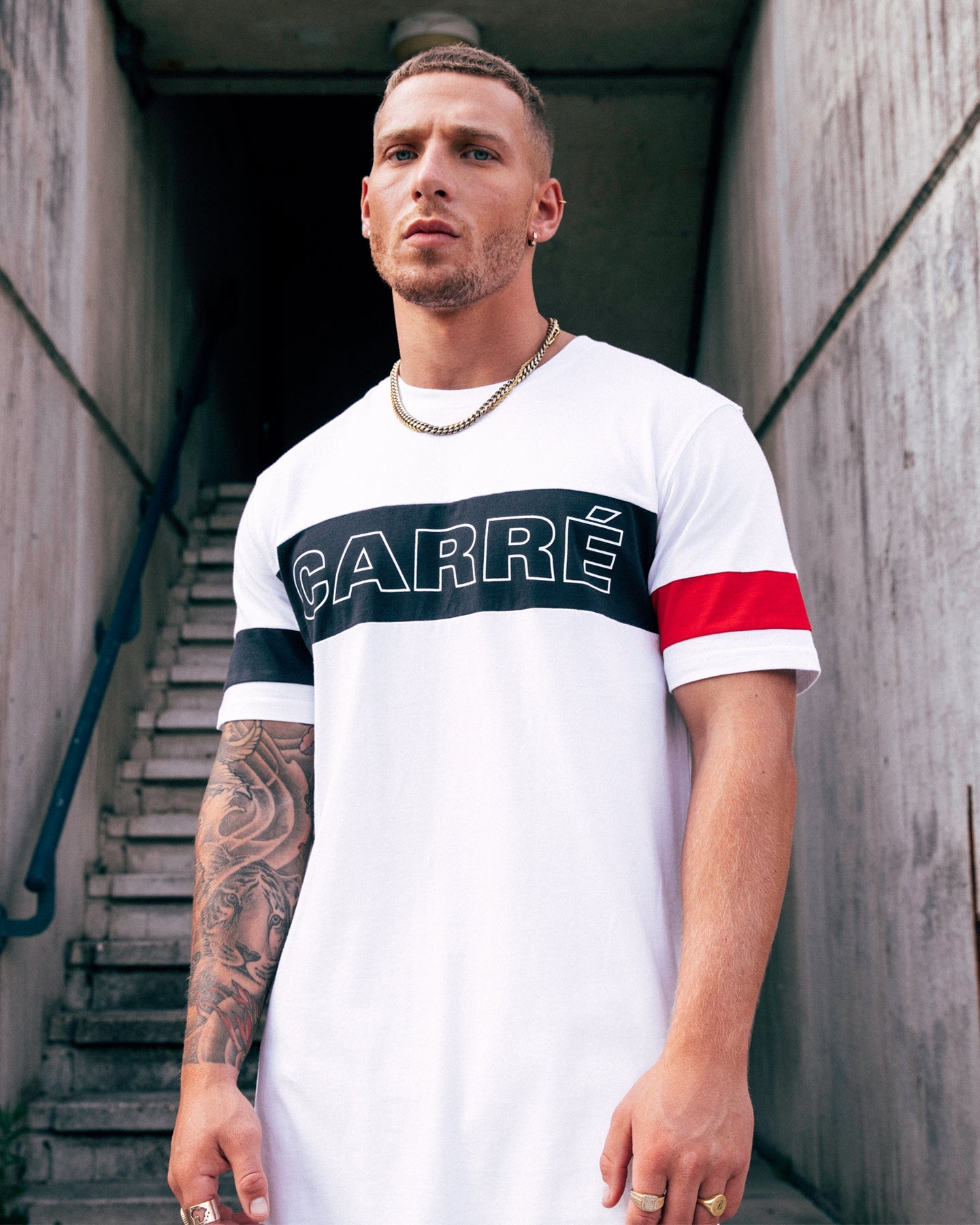 Carr√© Panneau Short Sleeve T-Shirt White