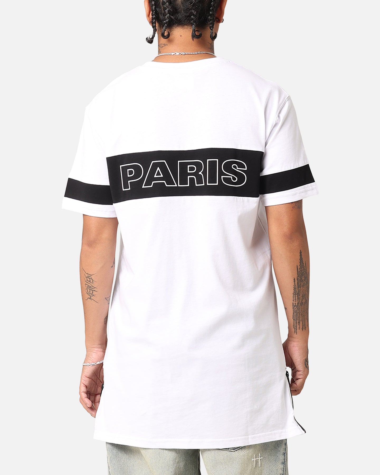 Carr√© Panneau Short Sleeve T-Shirt White/Black
