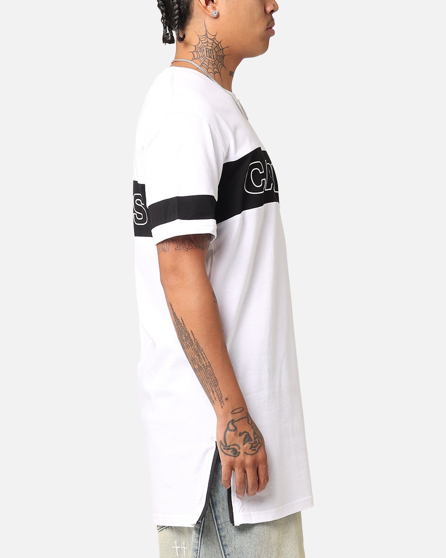 Carr√© Panneau Short Sleeve T-Shirt White/Black