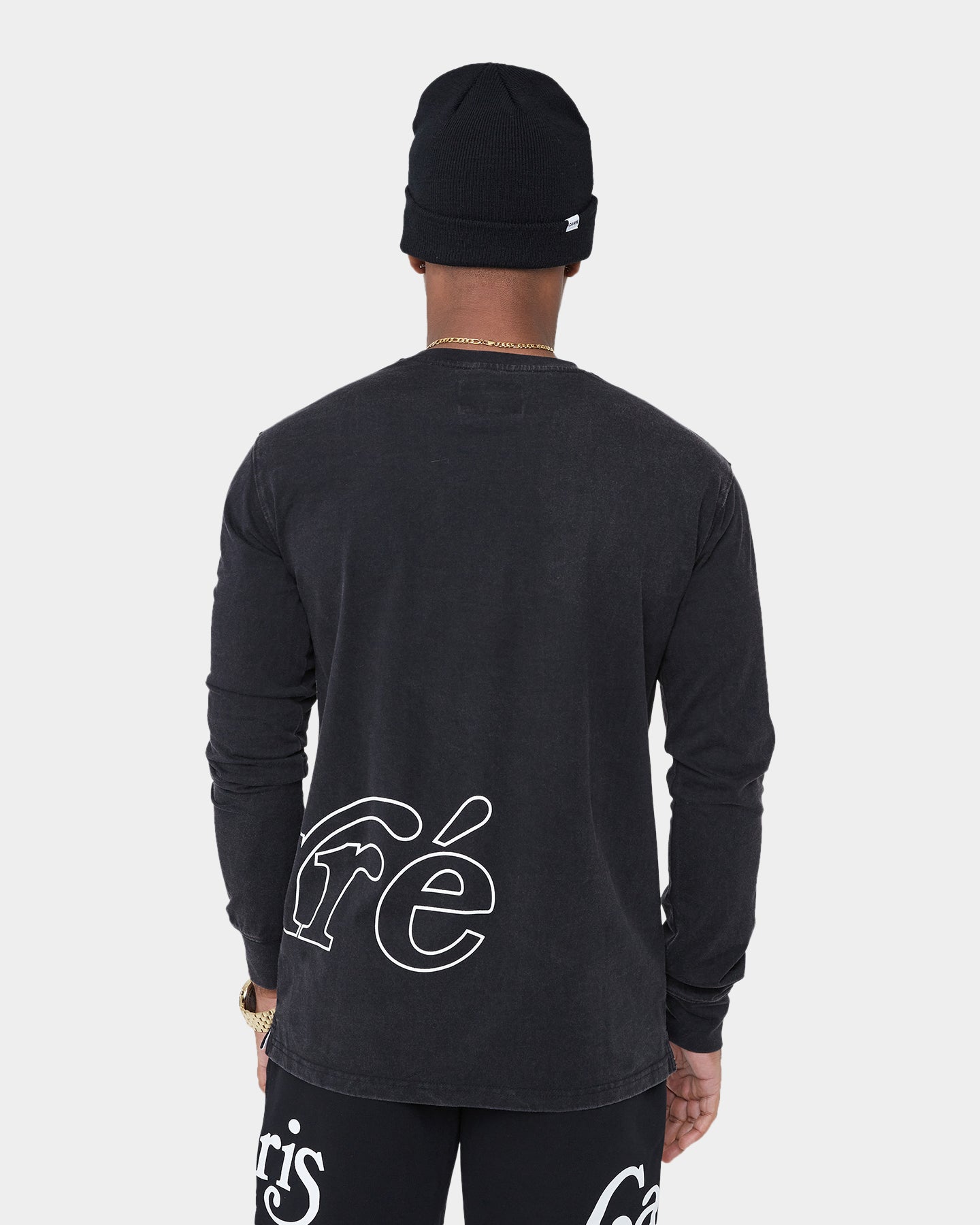 Carr√© Volle Classique Long Sleeve T-Shirt Washed Black