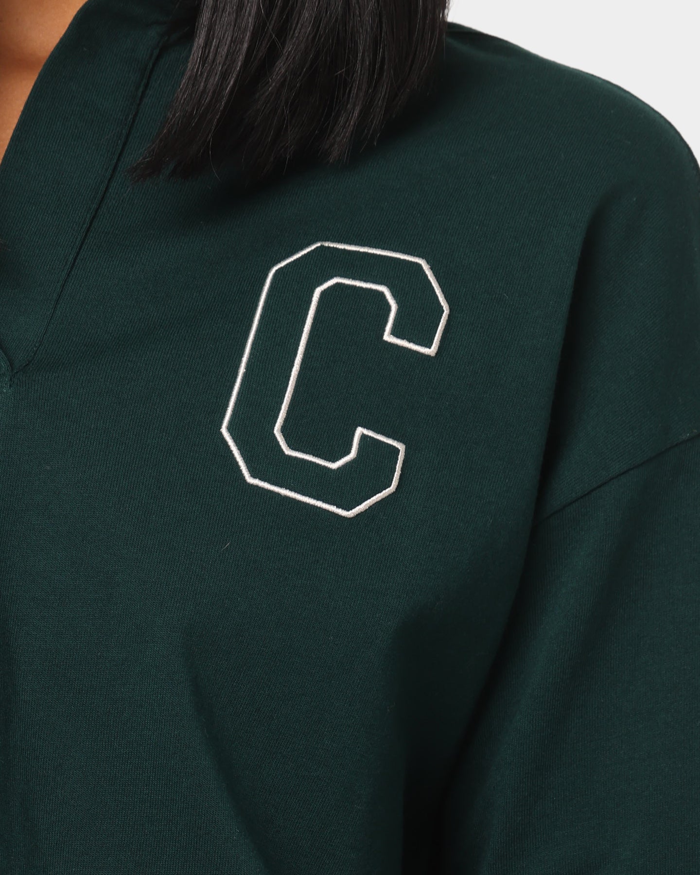 Champion Women's Heritage Varsity Polo Shirt Mid Field