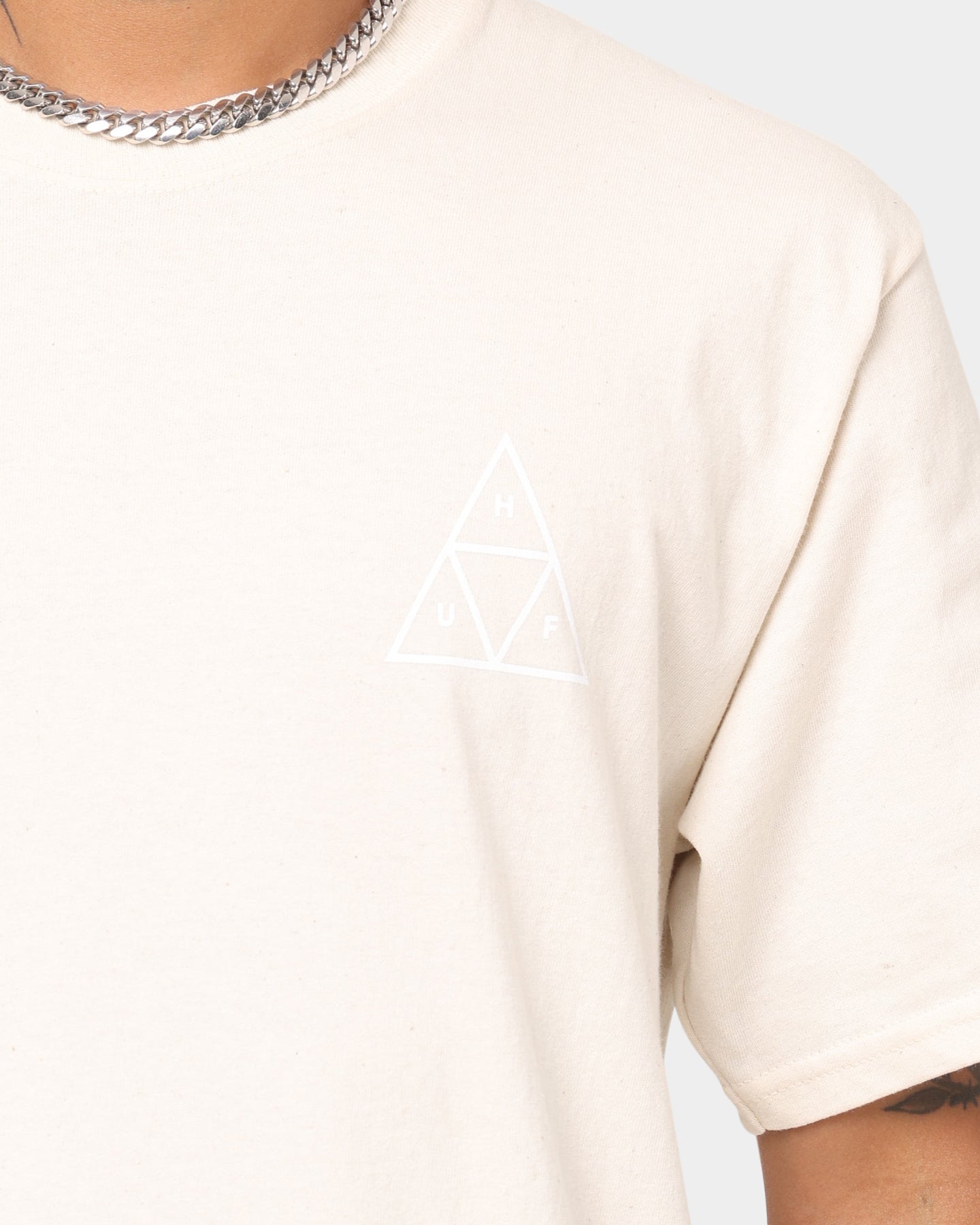 HUF Essentials Triple Triangle T-Shirt Natural